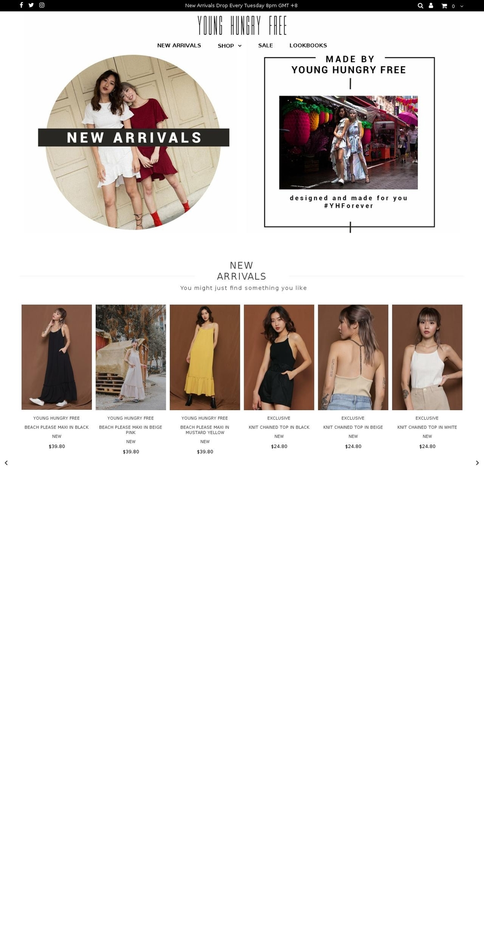younghungryfree2.myshopify.com — Shopify storefront screenshot