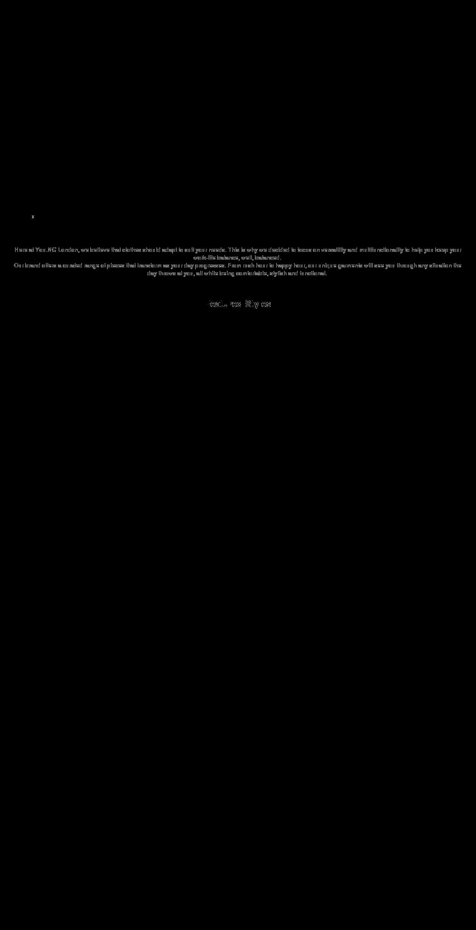 younglondon.com shopify website screenshot