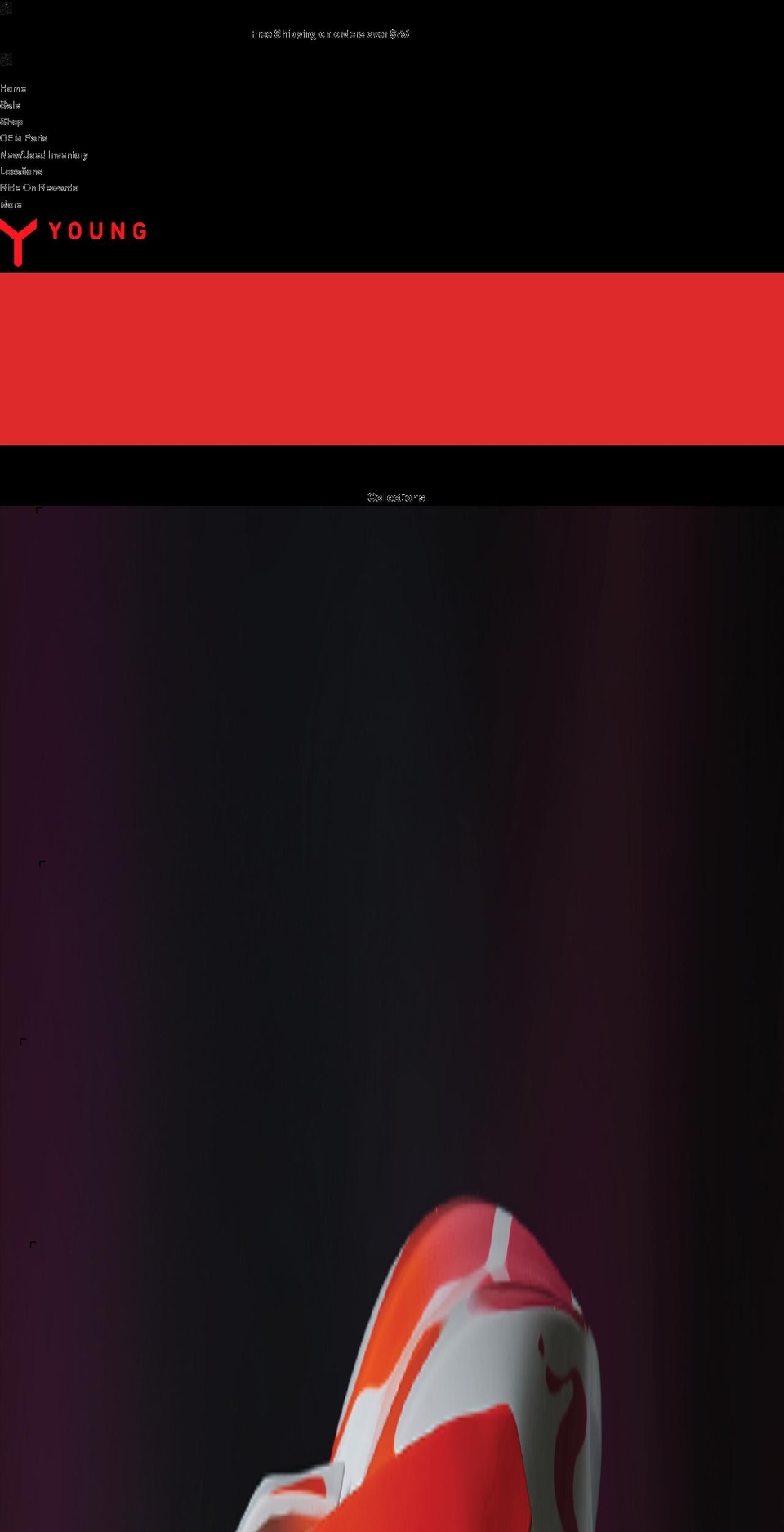 youngpowersports.com shopify website screenshot