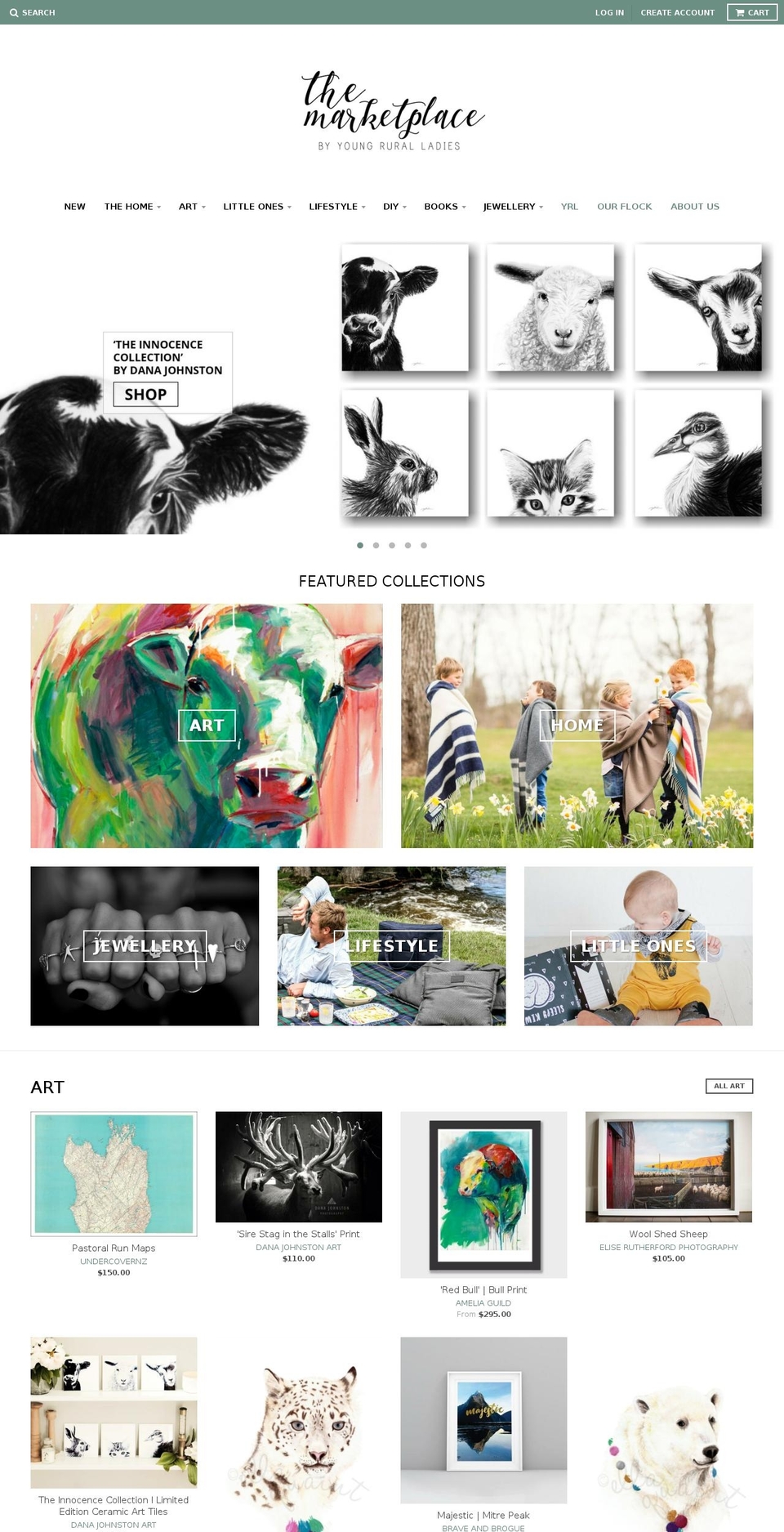 Copy of District Shopify theme site example youngruraladies.com