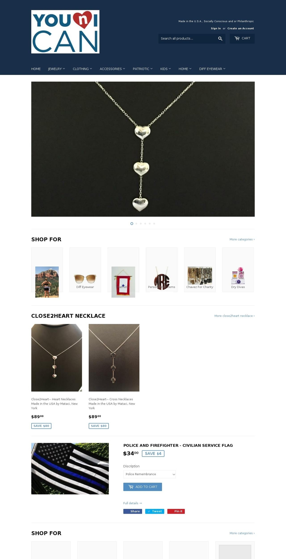 younican.com — Shopify storefront screenshot