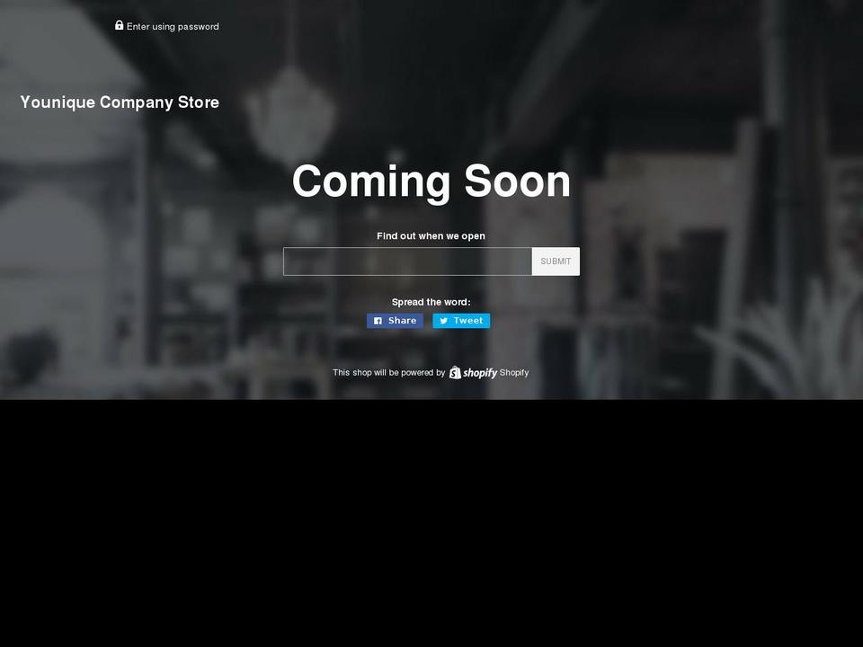 youniqueproductsemployeestore.com — Shopify storefront screenshot