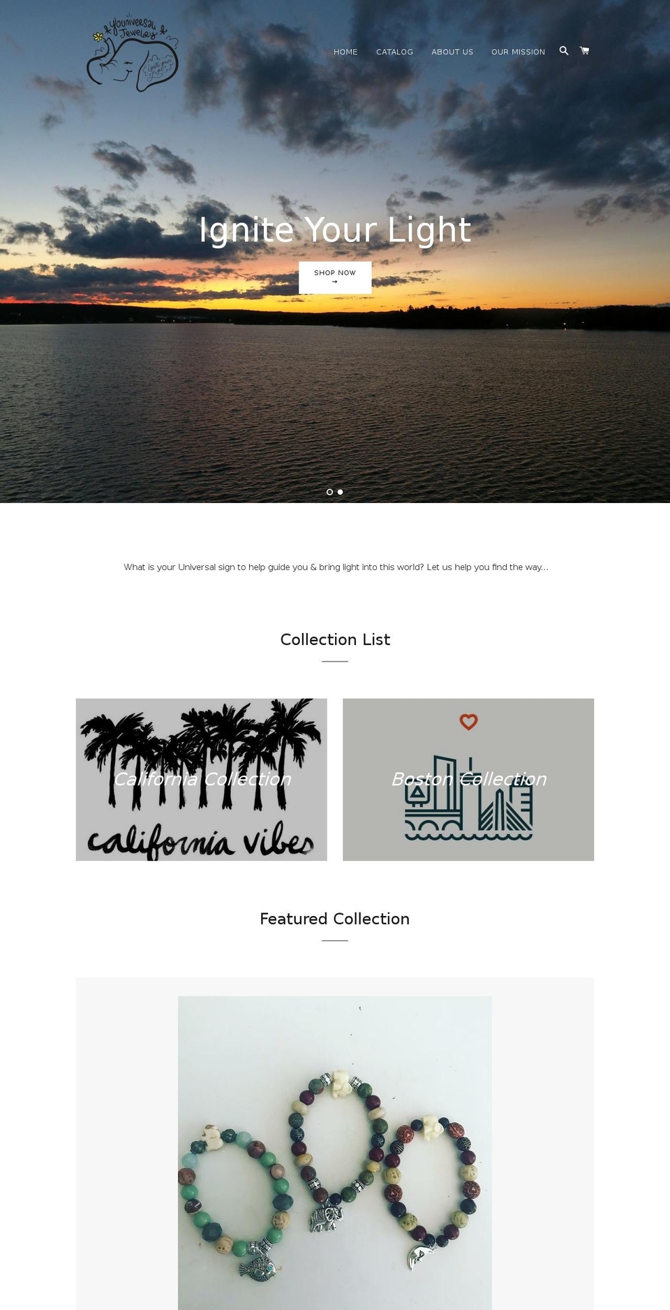 youniversaljewelry.com — Shopify storefront screenshot