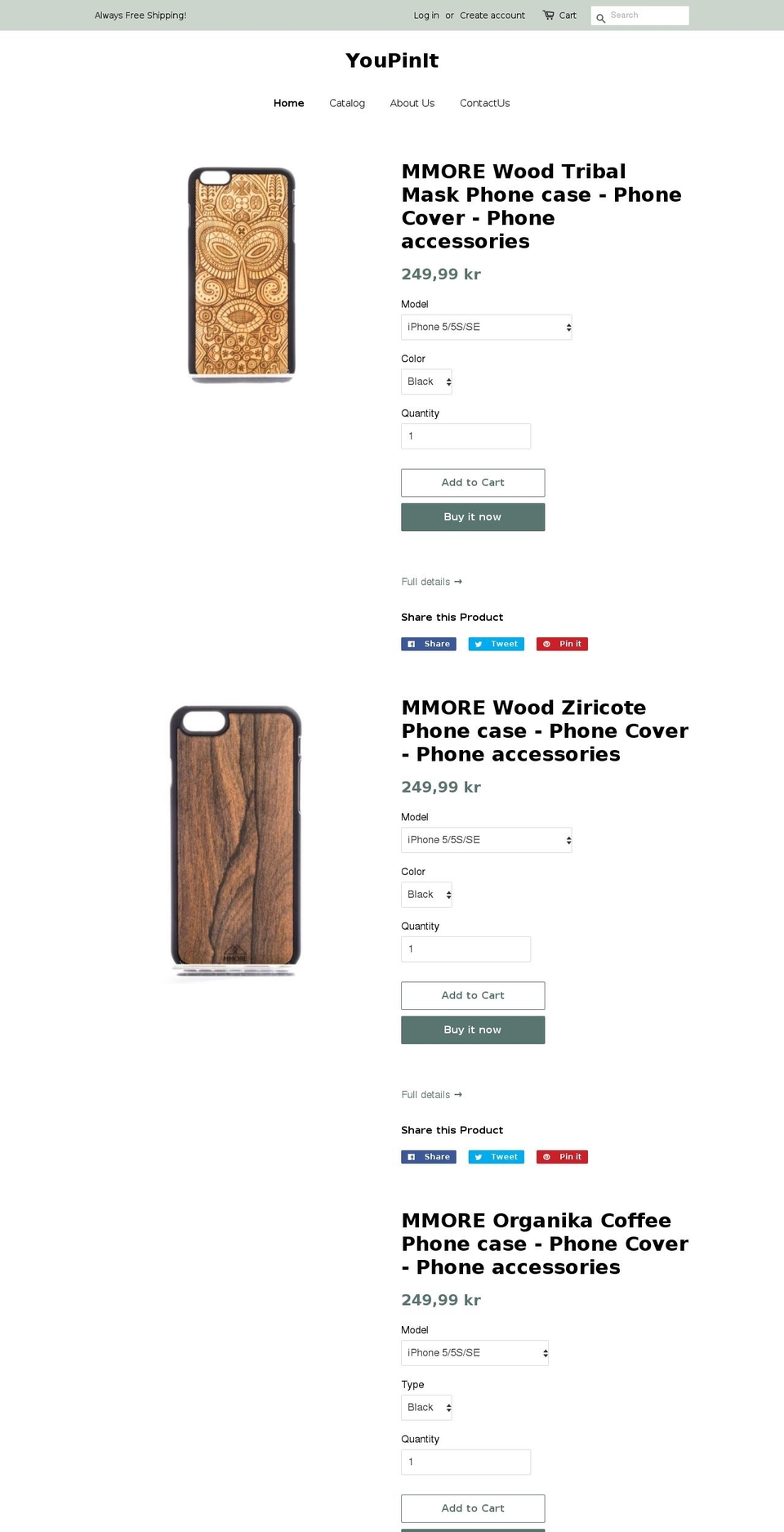 youpinit.com — Shopify storefront screenshot