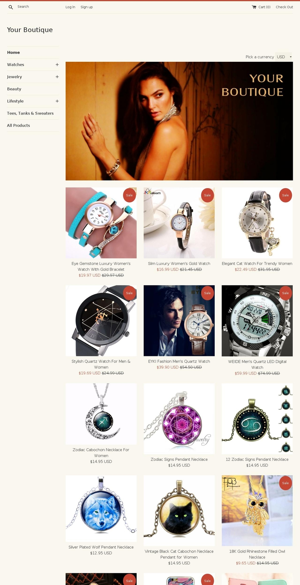 your-boutique.com shopify website screenshot
