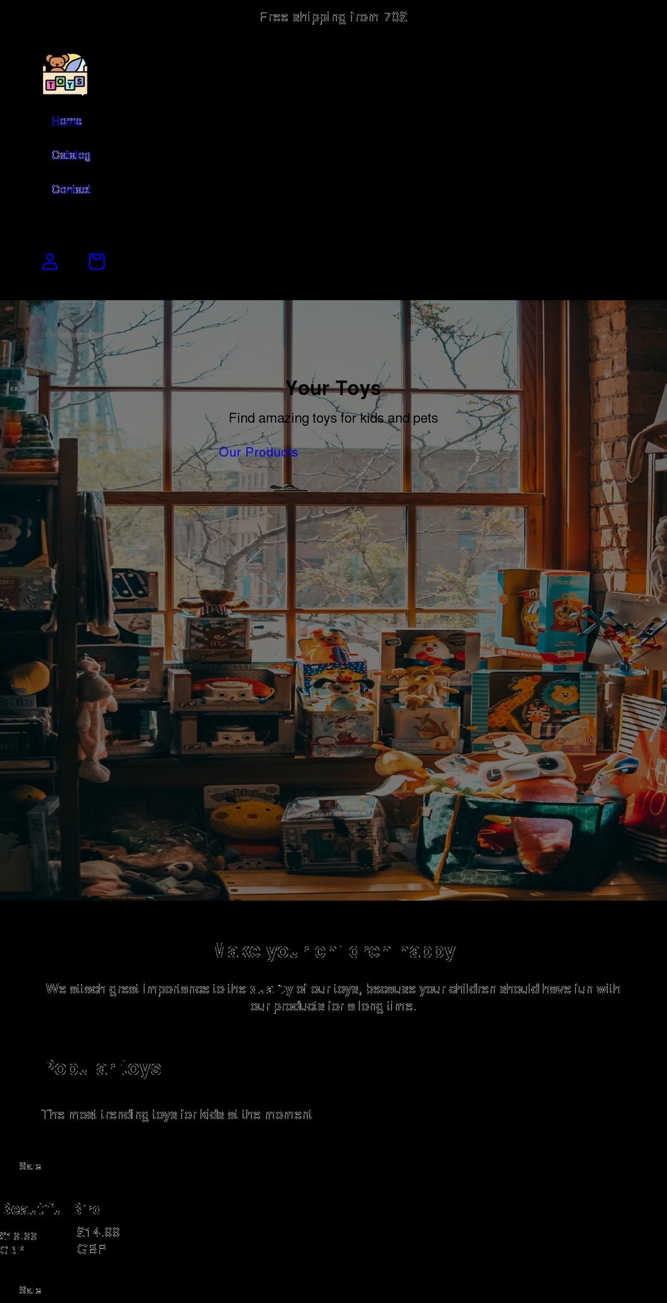 your-toys.com shopify website screenshot