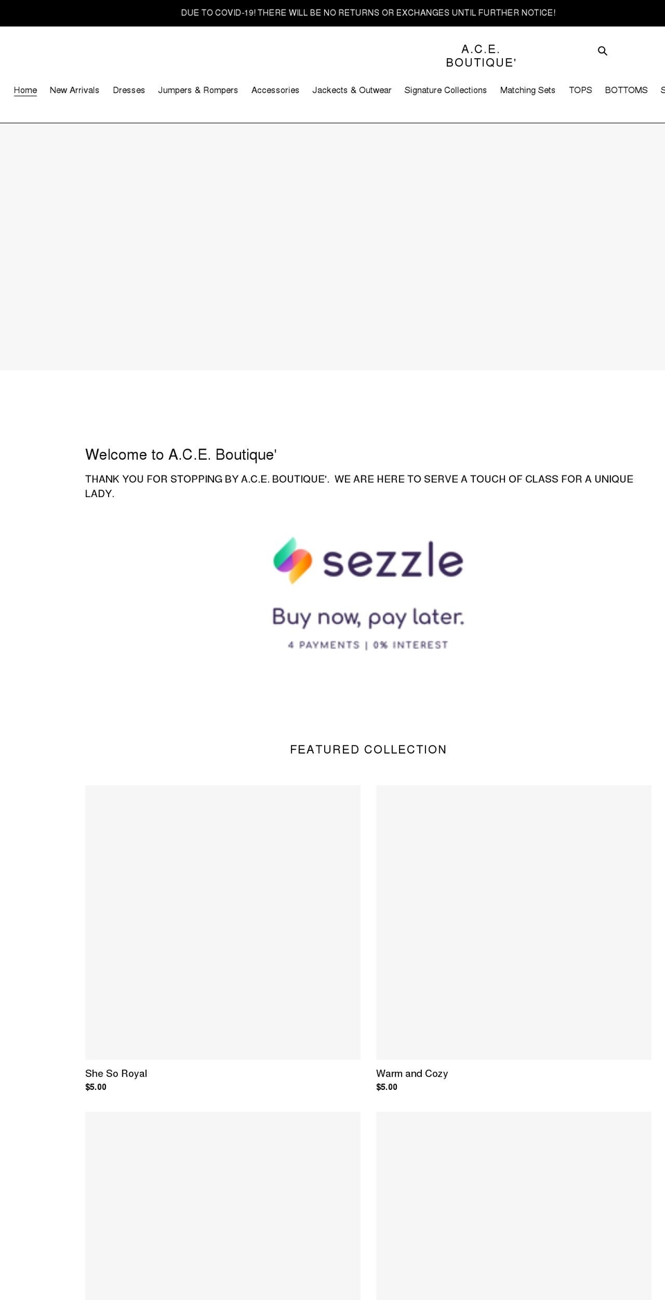 youraceboutique.com shopify website screenshot