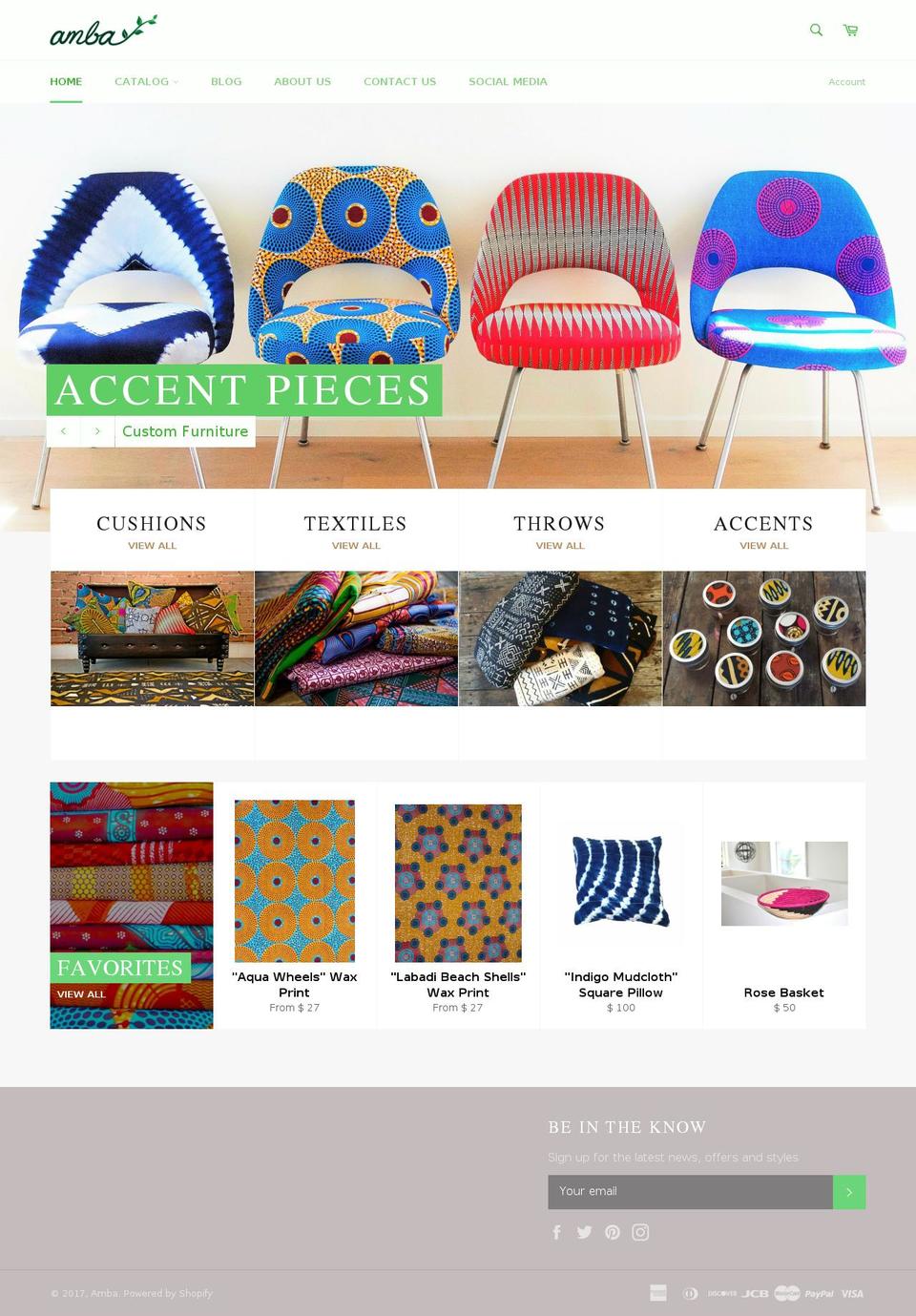 youramba.com shopify website screenshot