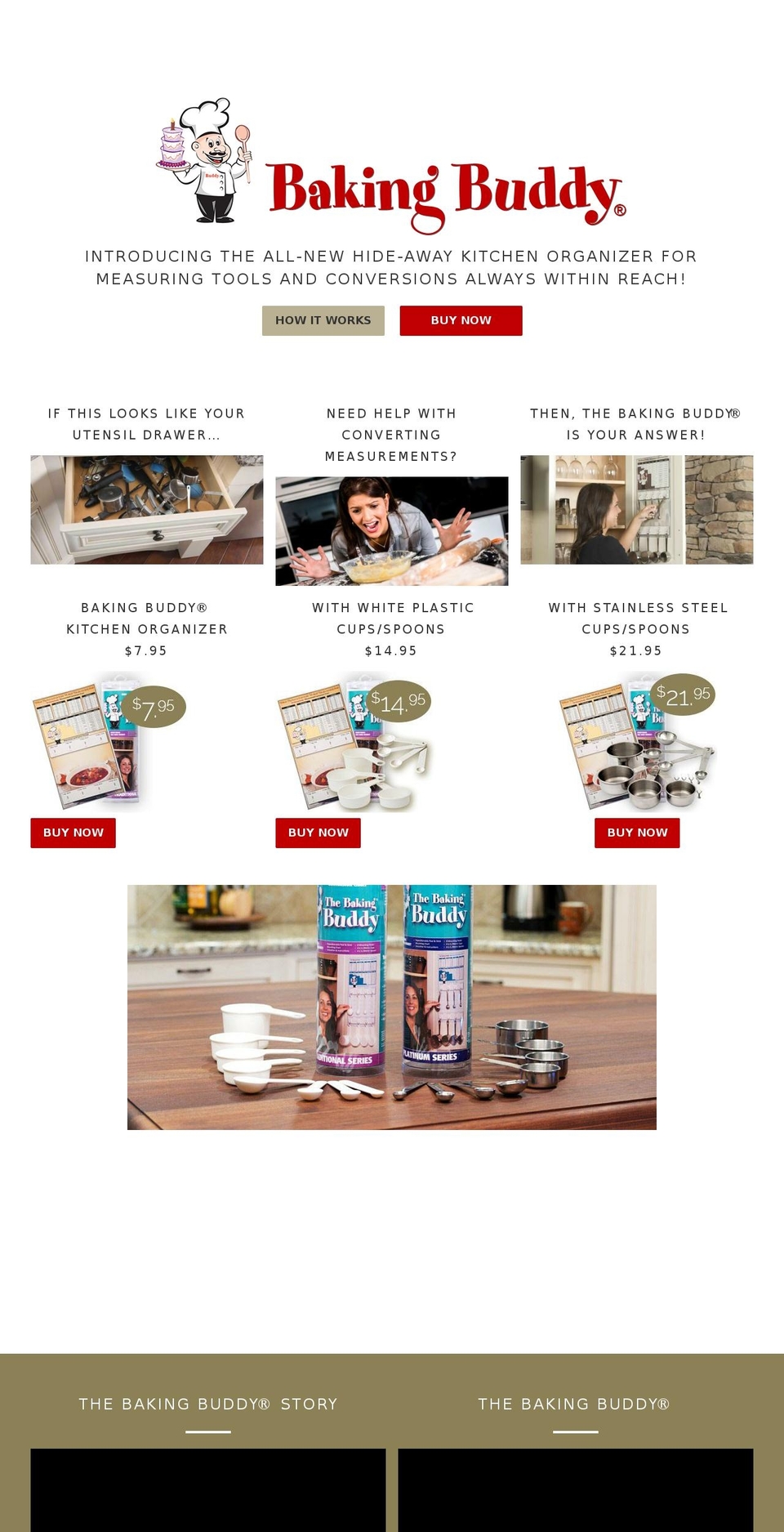 yourbakingbuddy.com shopify website screenshot