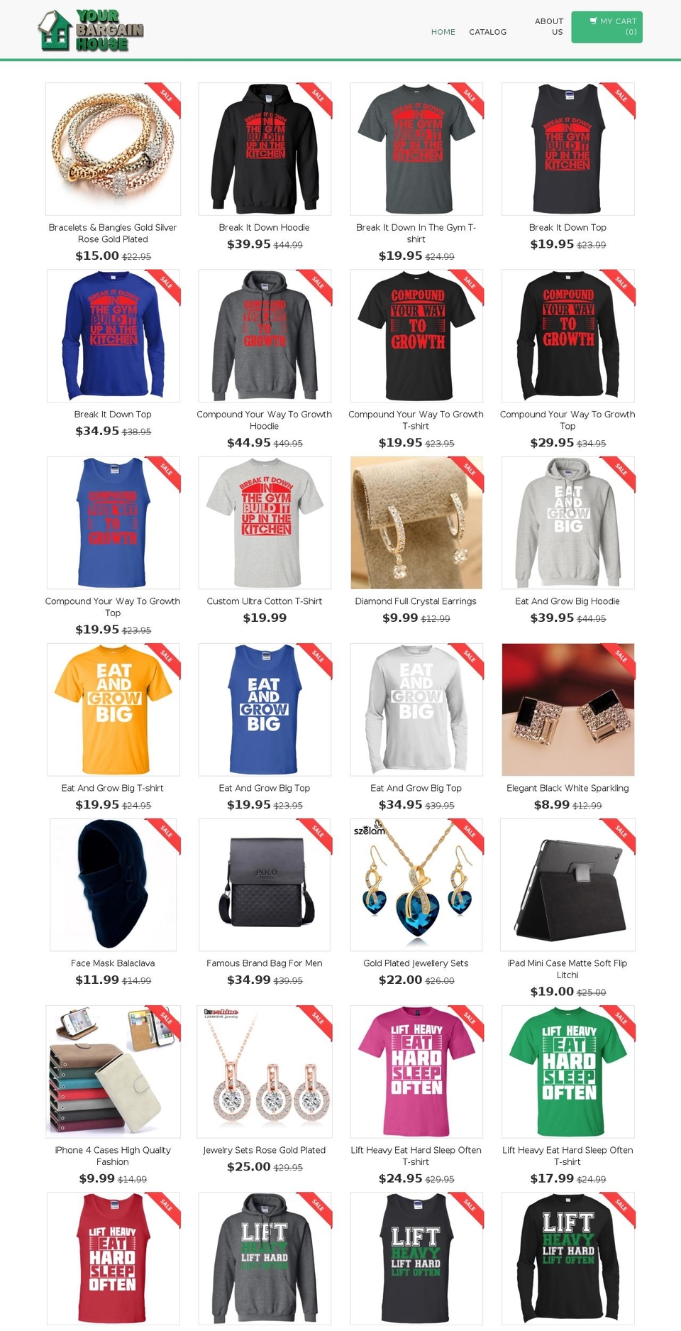 yourbargainhouse.com shopify website screenshot