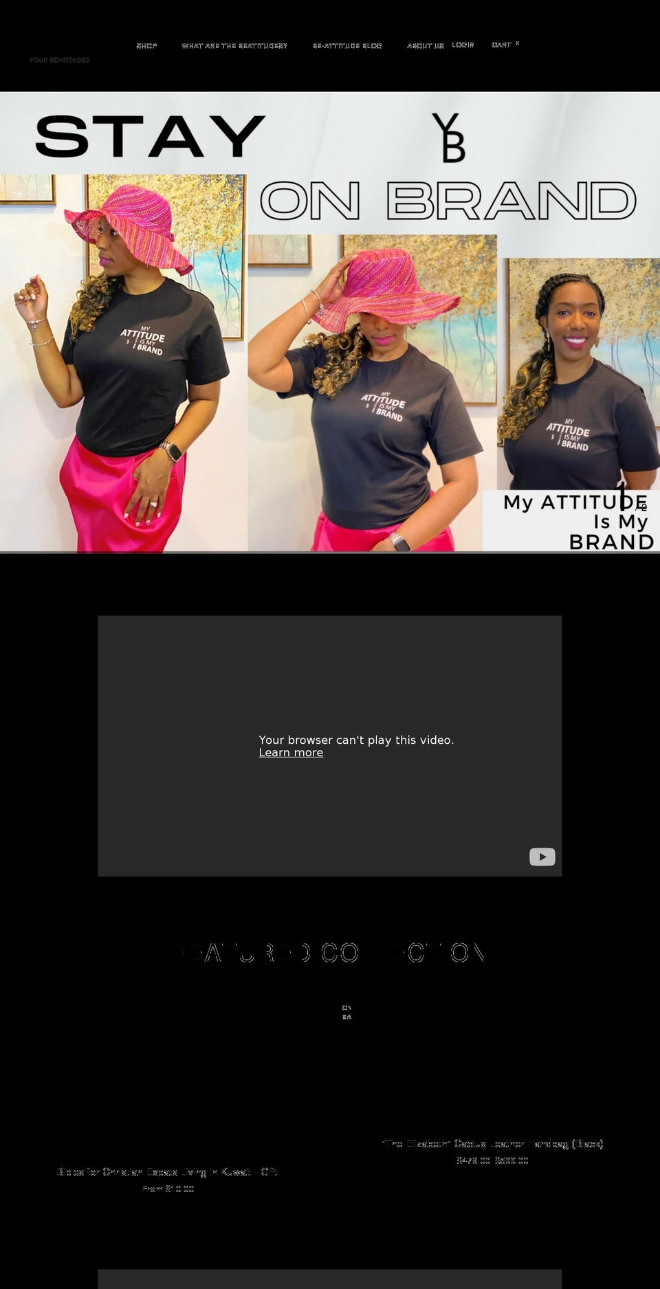 yourbeatitudes.com shopify website screenshot