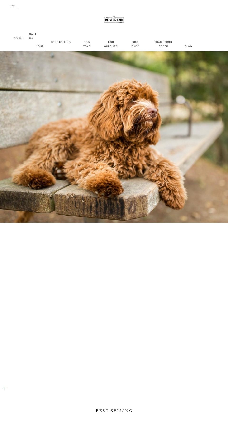yourbestfriendshop.com shopify website screenshot
