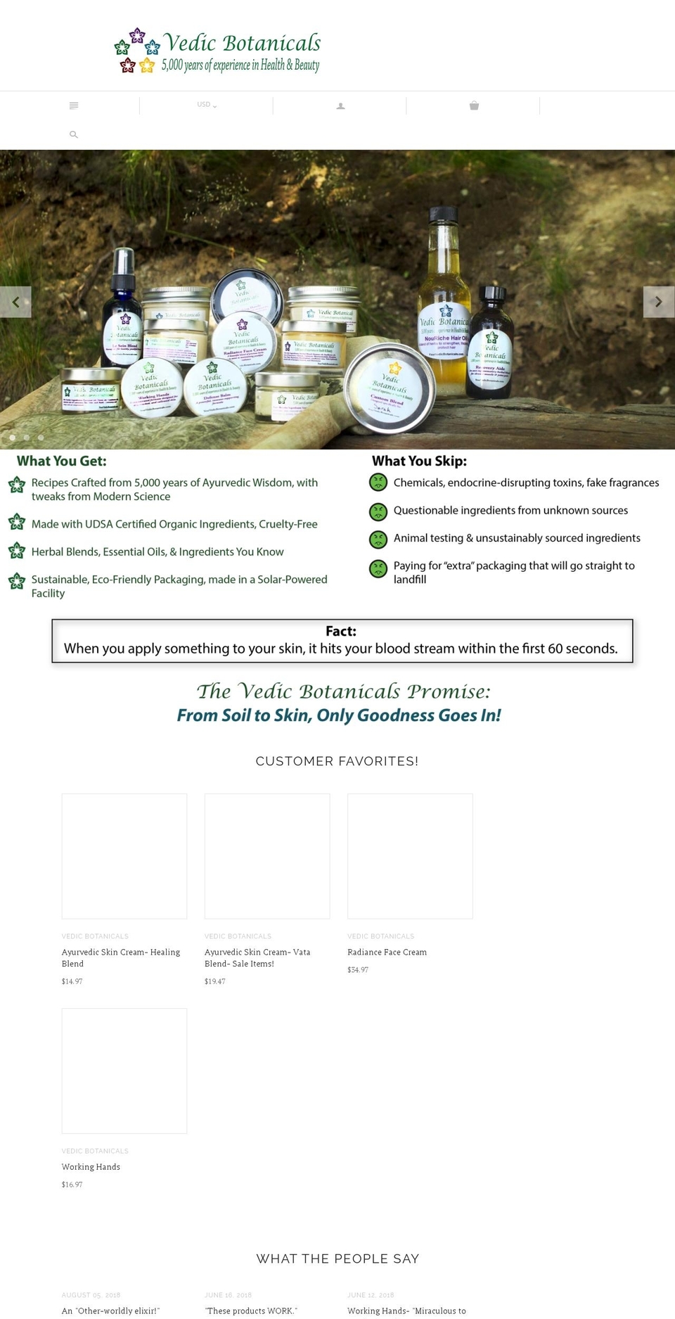 yourbodybotanicals.com — Shopify storefront screenshot