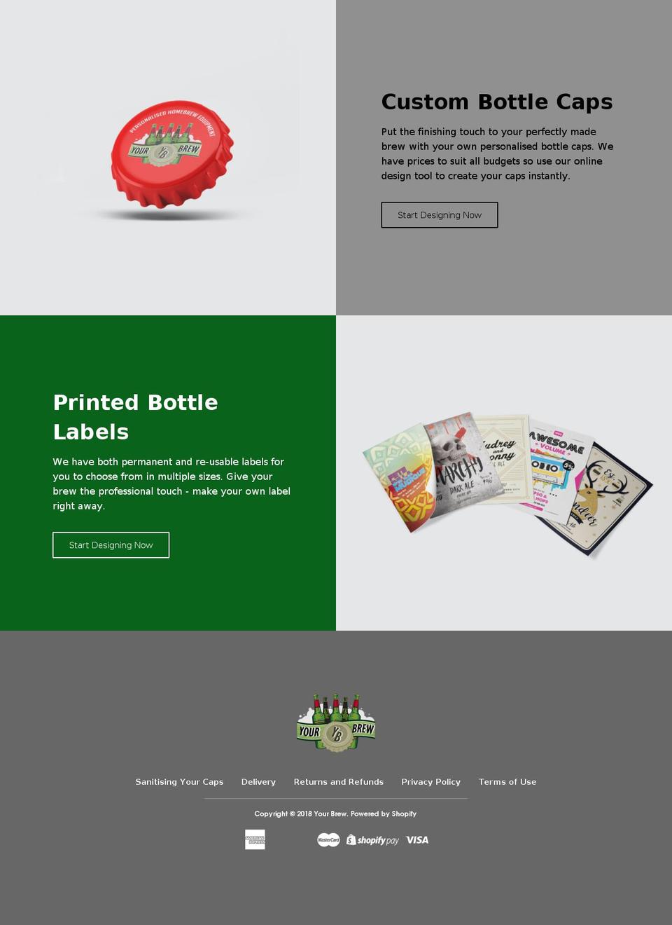 yourbrew.org shopify website screenshot