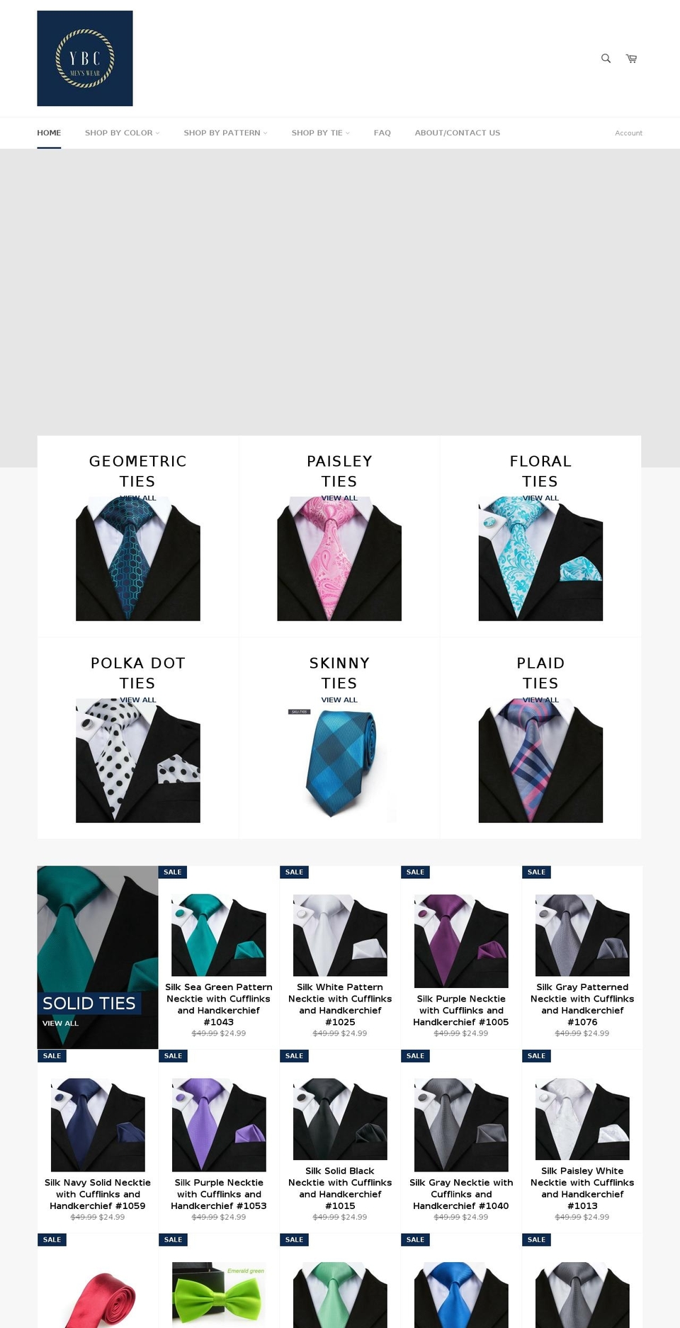 yourbroscloset.com — Shopify storefront screenshot