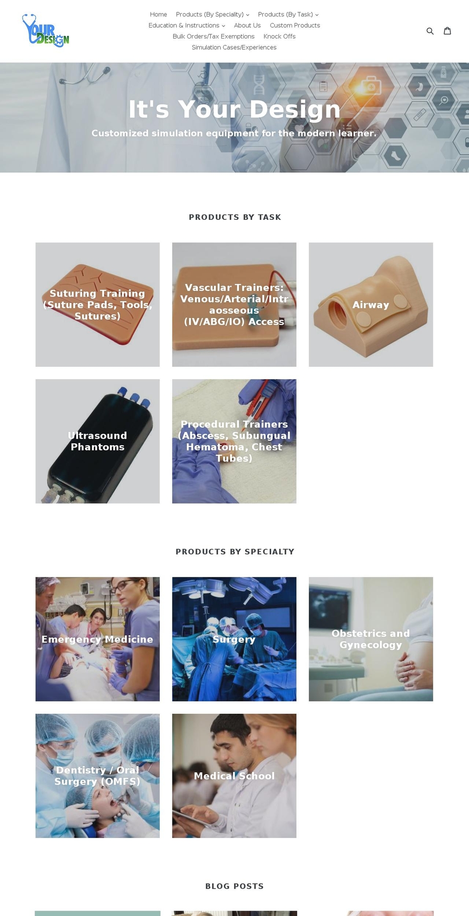 yourdesignmedical.net shopify website screenshot