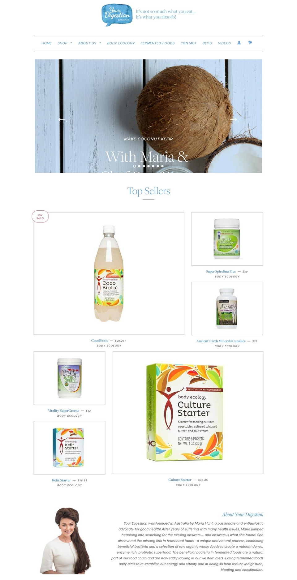 yourdigestion.com.au shopify website screenshot