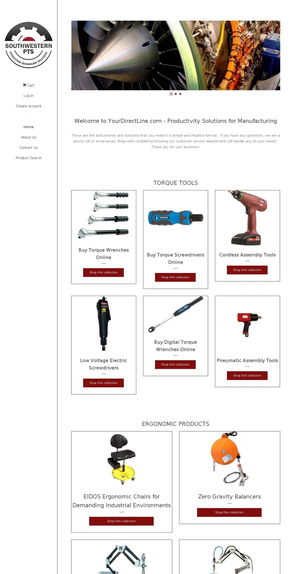 yourdirectline.com shopify website screenshot