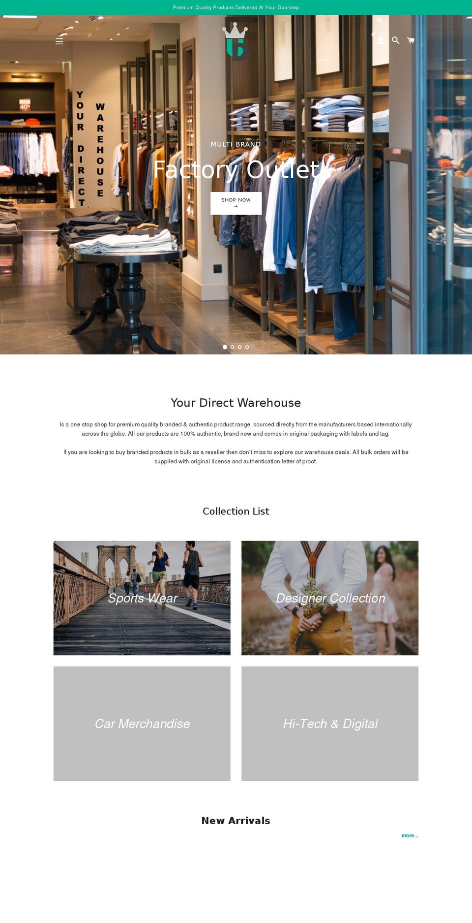 yourdirectwarehouse.com — Shopify storefront screenshot