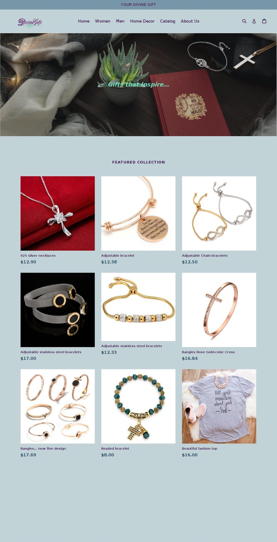 yourdivinegift.com — Shopify storefront screenshot
