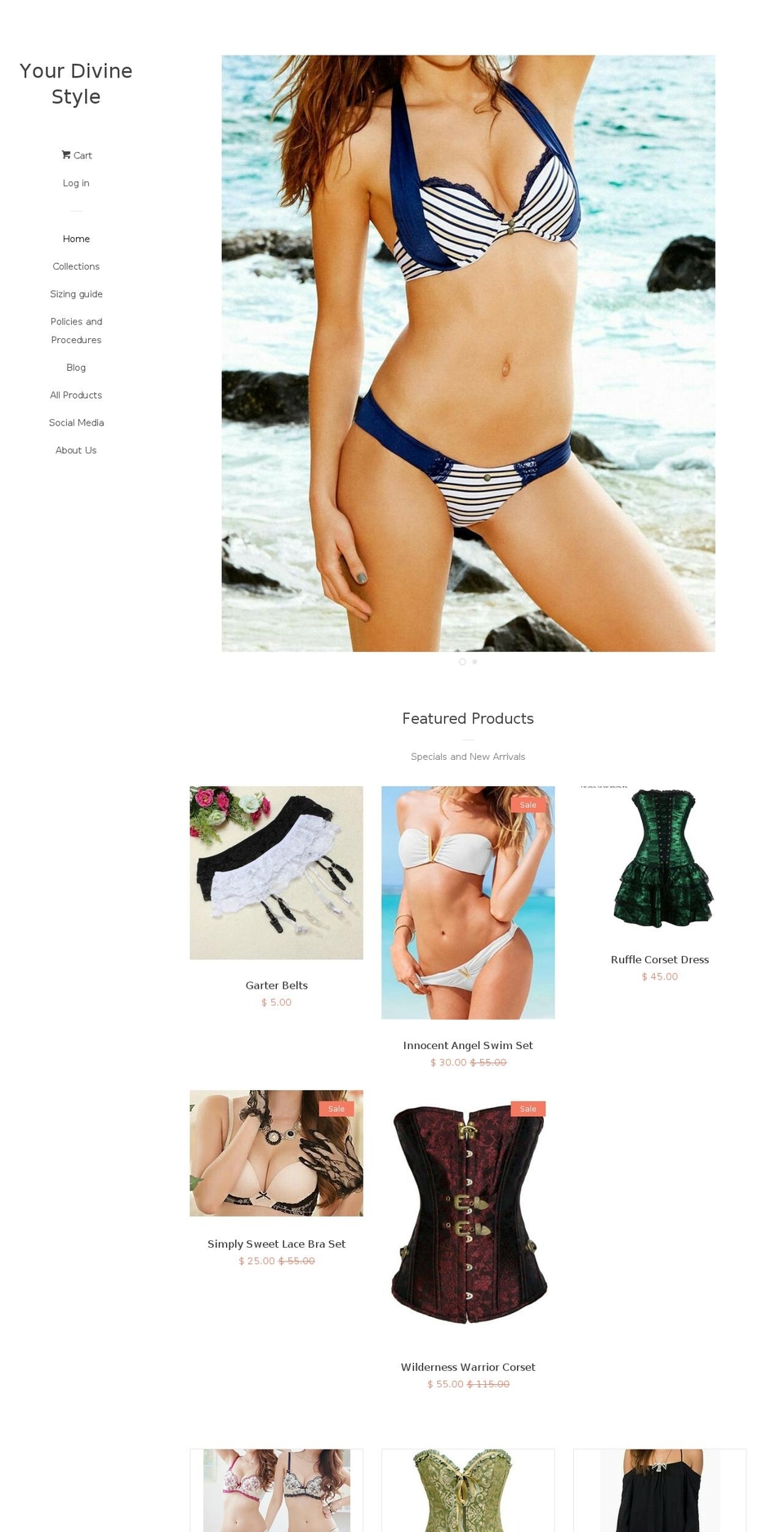 yourdivinestyle.com shopify website screenshot