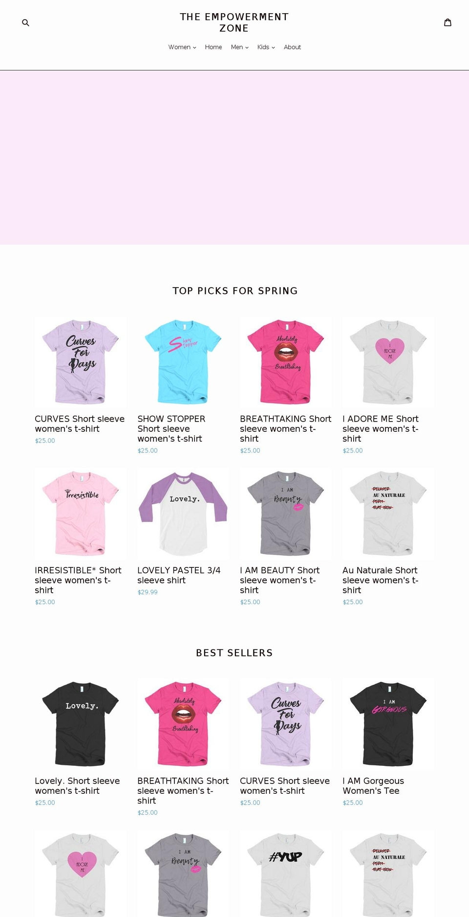 yourempowermentzone.com shopify website screenshot