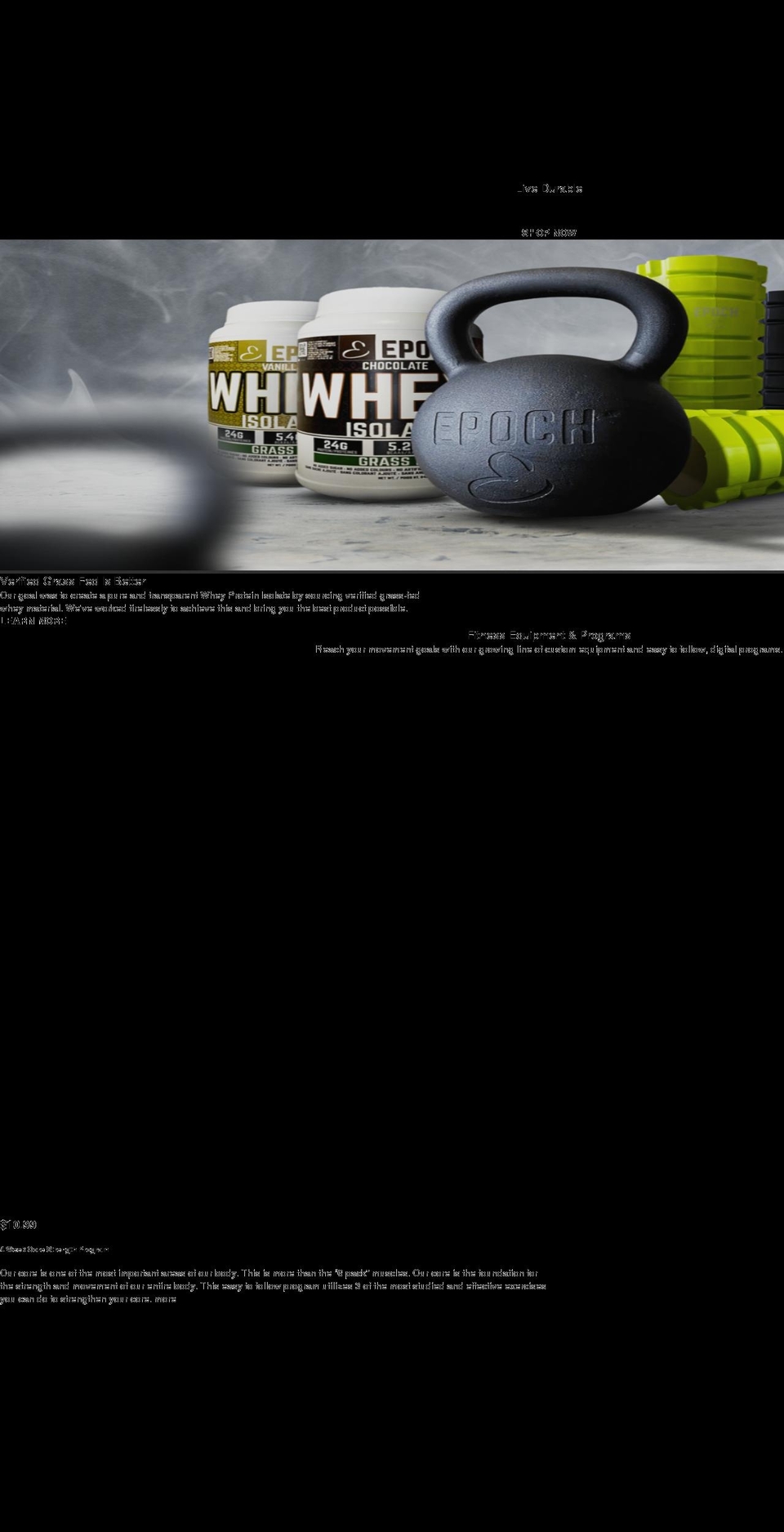 yourepoch.com shopify website screenshot