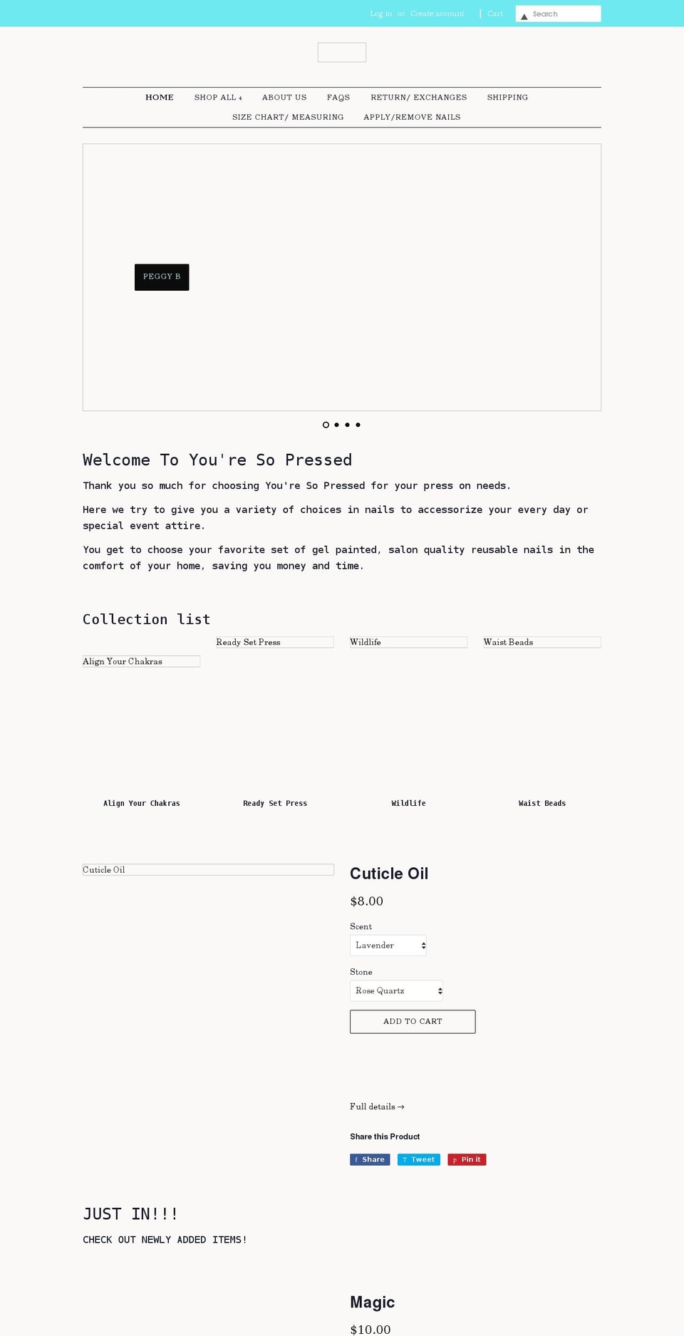 youresopressed.com shopify website screenshot