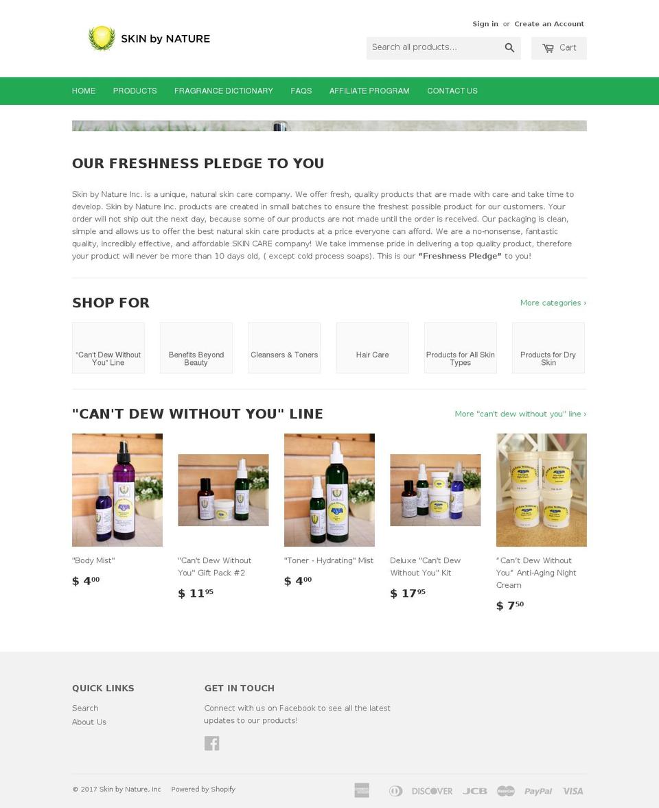 yourfamilyskincare.com shopify website screenshot