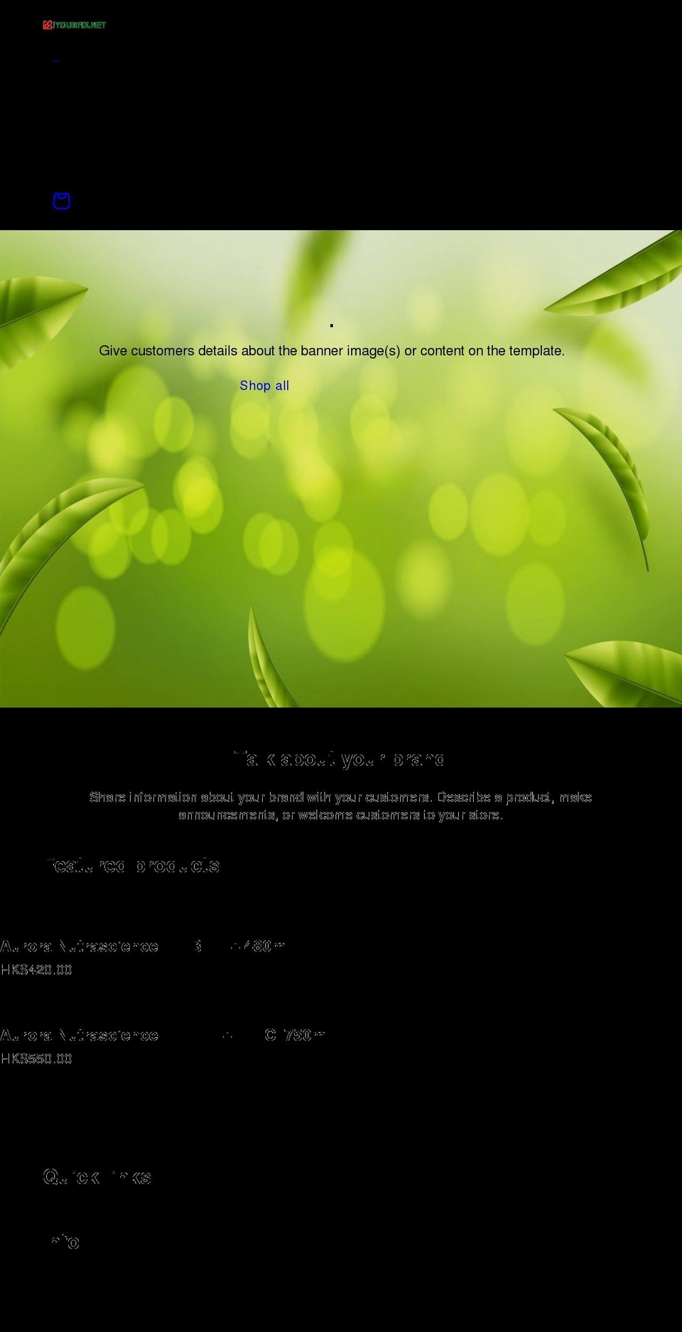 yourfix.net shopify website screenshot