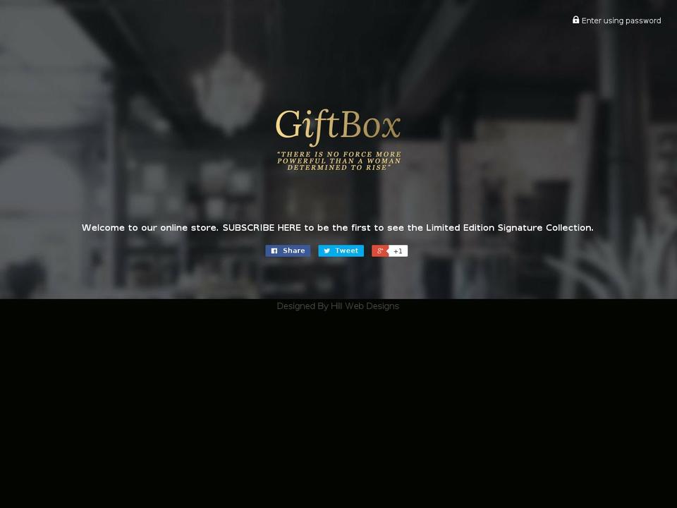 yourgiftboxes.com — Shopify storefront screenshot