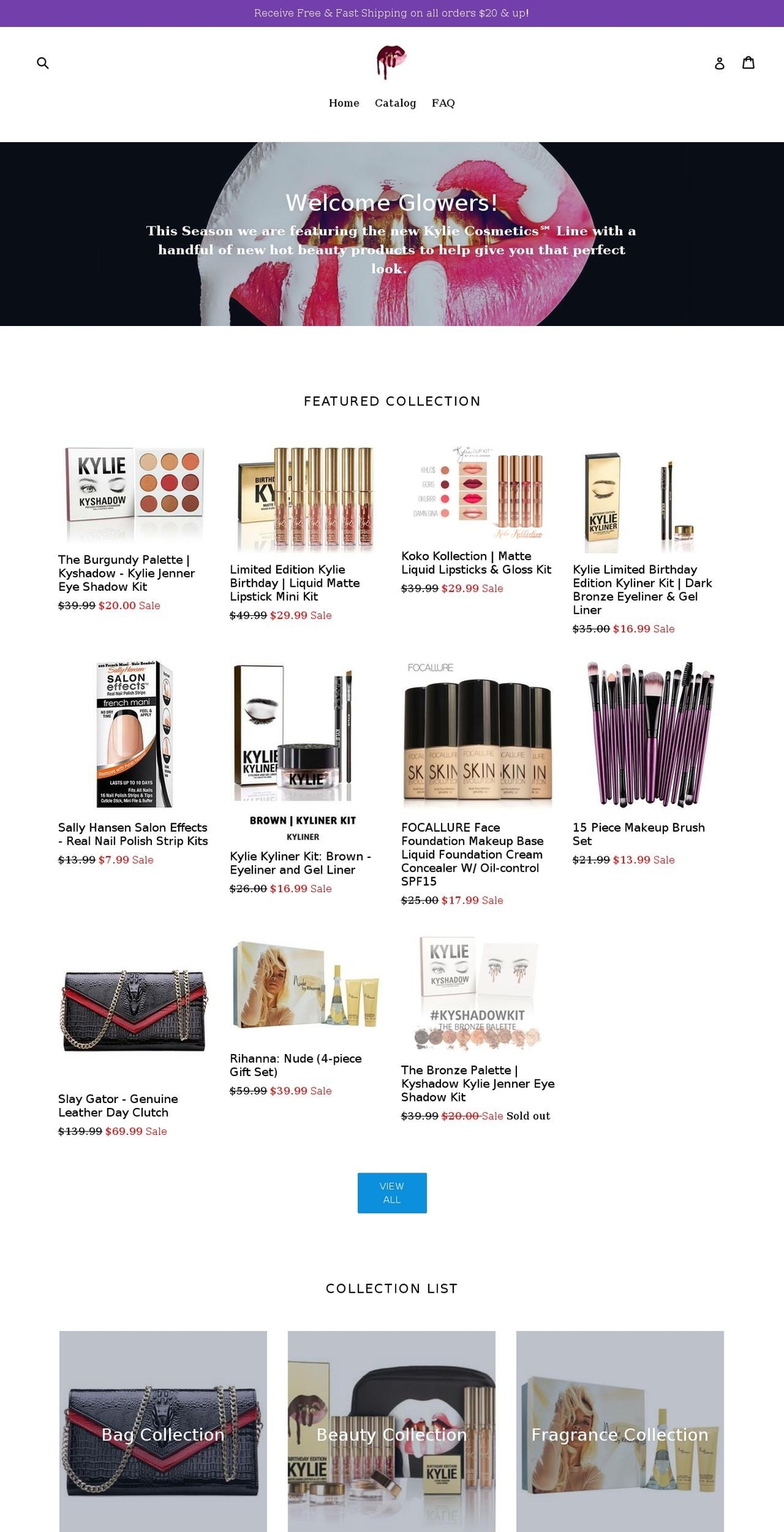 yourglowing.com shopify website screenshot