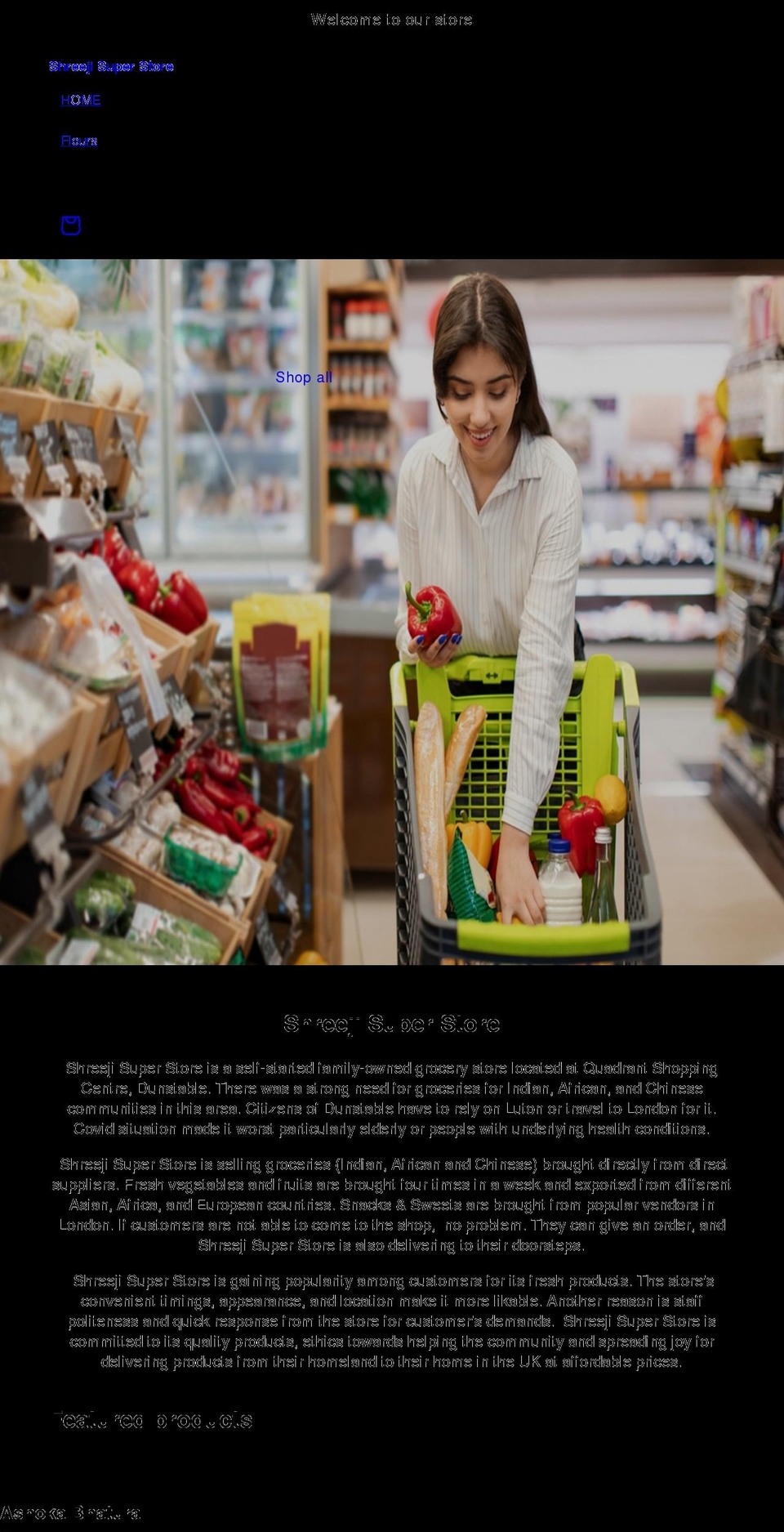 yourgrocerypartner.com shopify website screenshot
