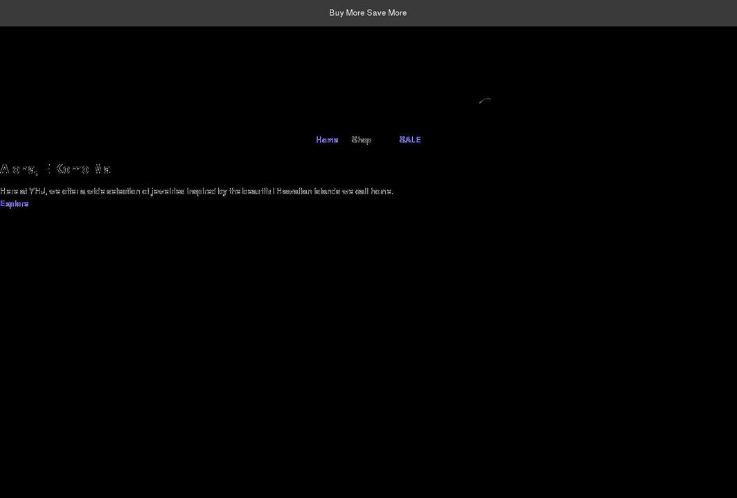 yourhawaiijewelry.com shopify website screenshot