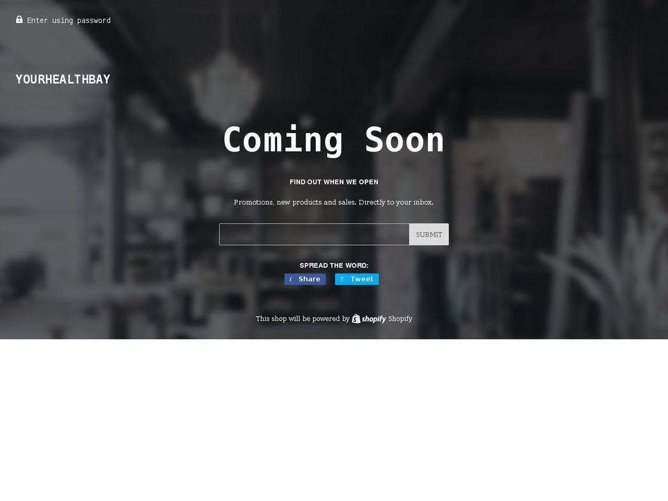 yourhealthbay.com shopify website screenshot