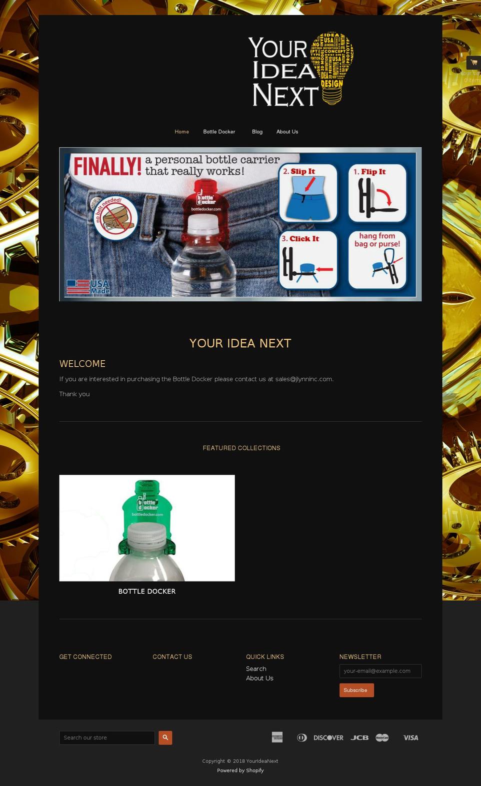 yourideanext.com shopify website screenshot