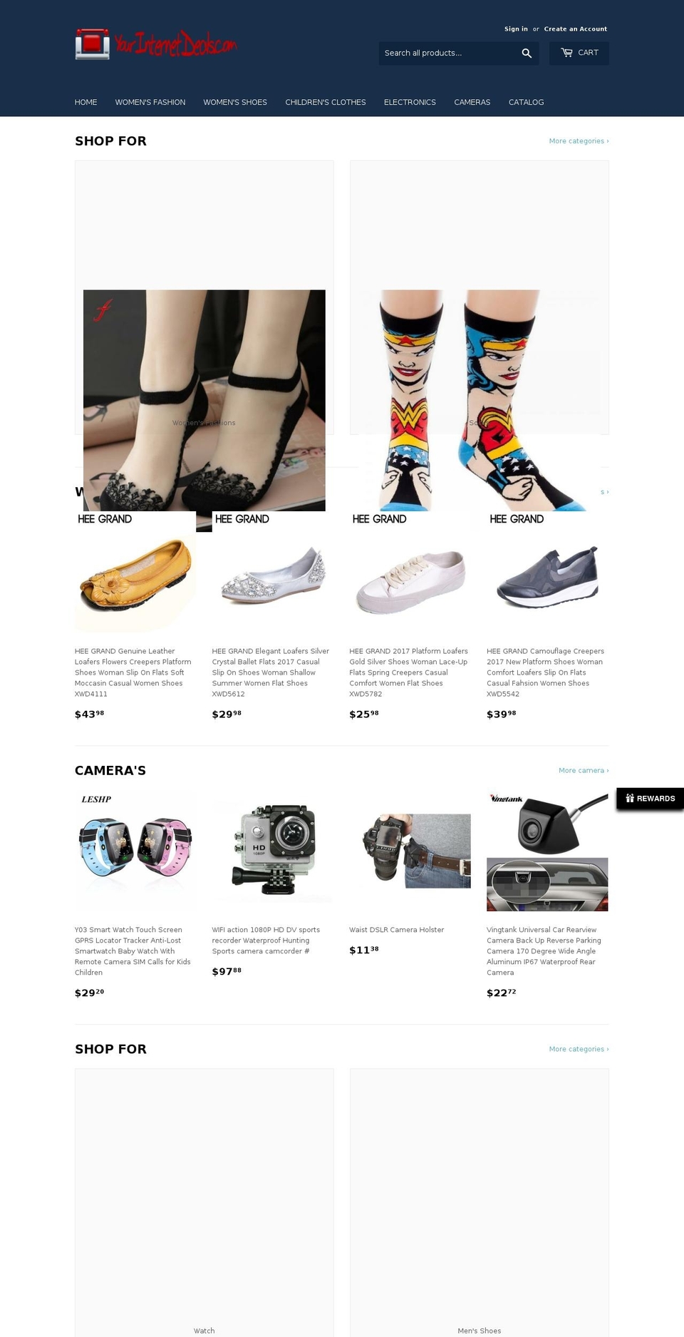 yourinternetdeals.com shopify website screenshot