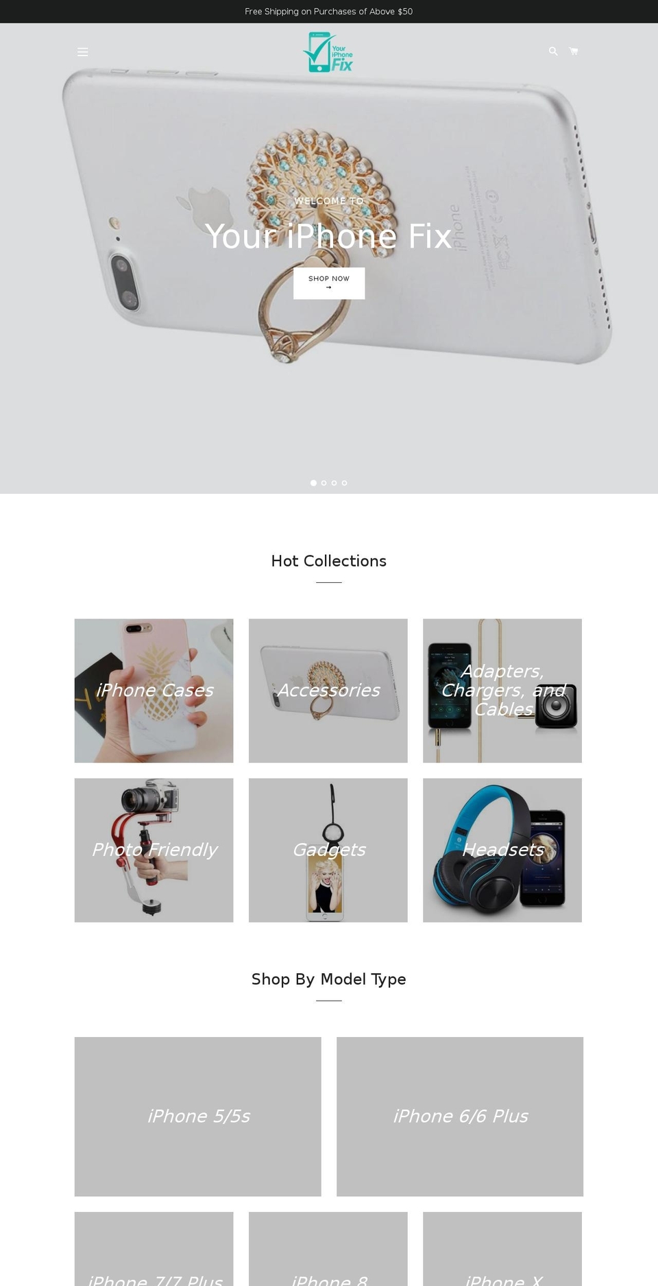 youriphonefix.com — Shopify storefront screenshot