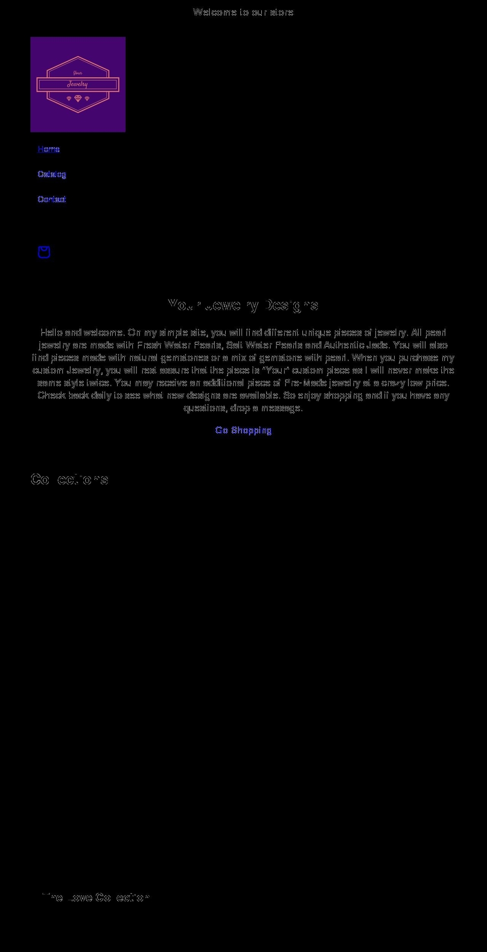 yourjewelrydesigns.com shopify website screenshot