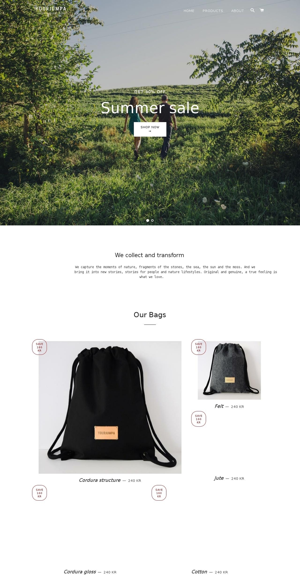 yourjumpa.com shopify website screenshot