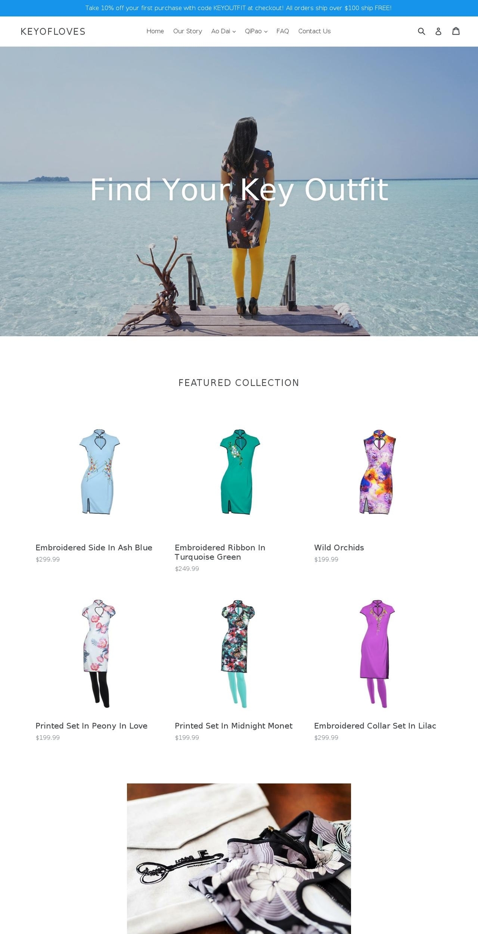yourkeyofloves.com — Shopify storefront screenshot