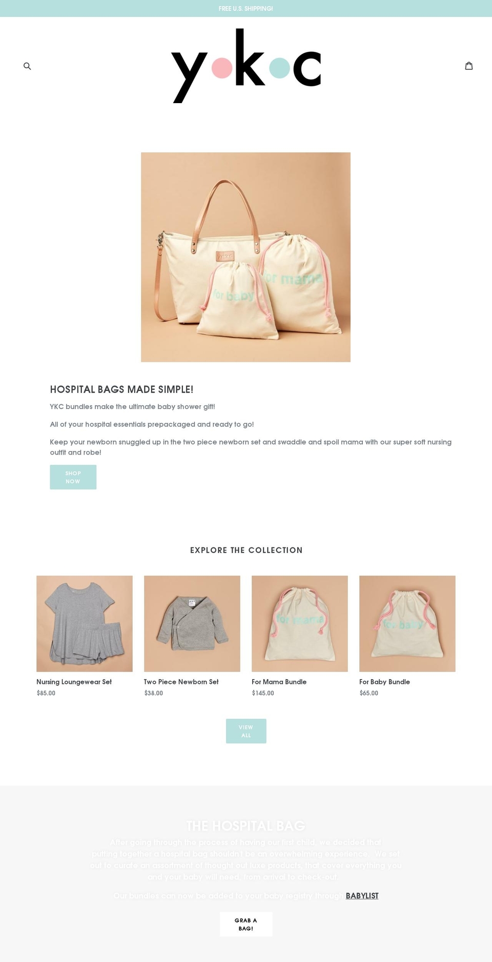 yourkidscompany.com — Shopify storefront screenshot