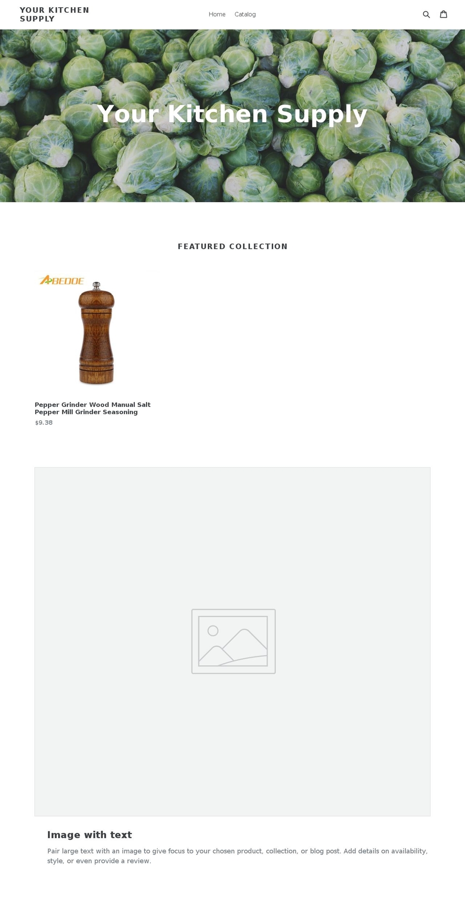 yourkitchensupply.com — Shopify storefront screenshot