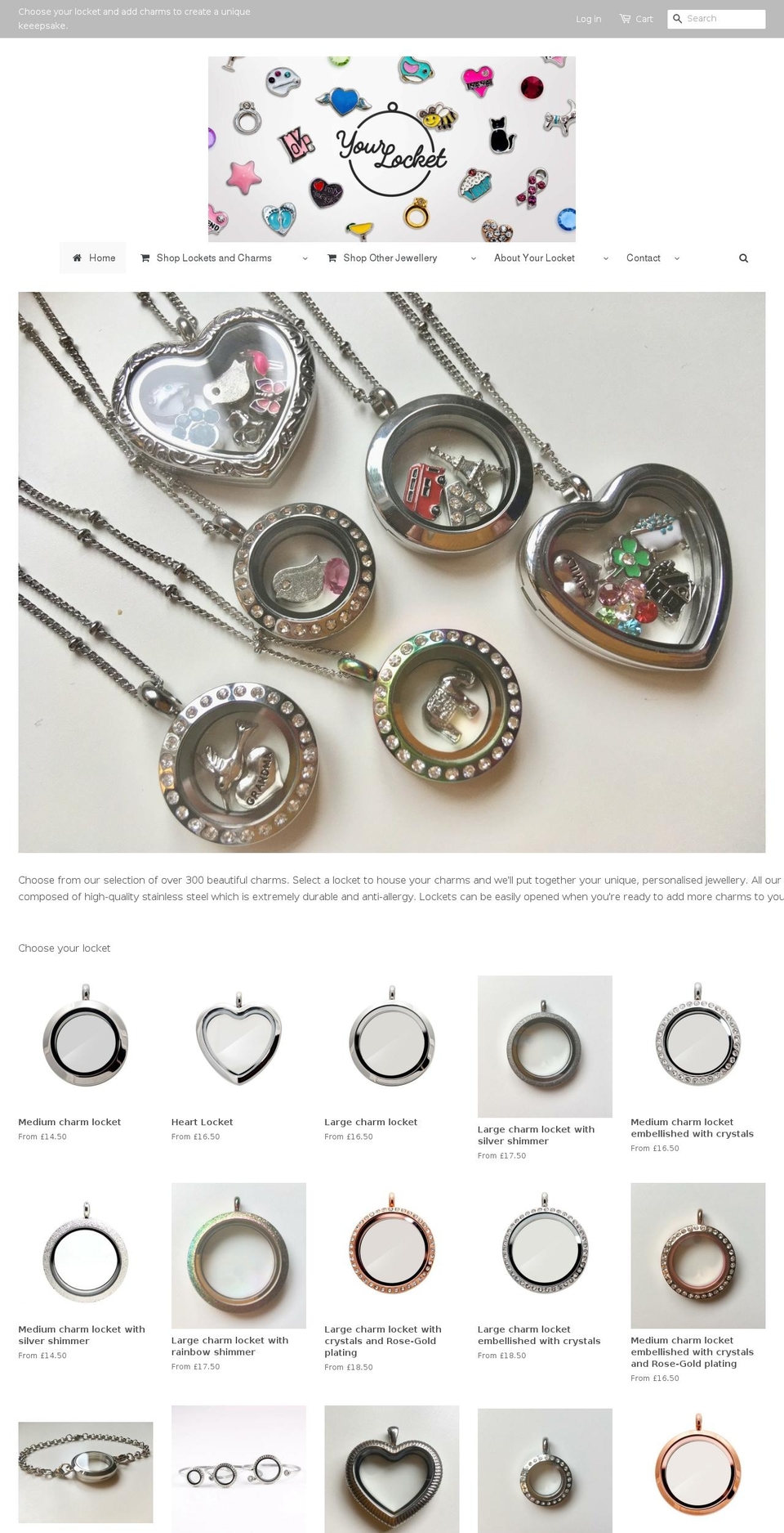 yourlocket.co.uk shopify website screenshot