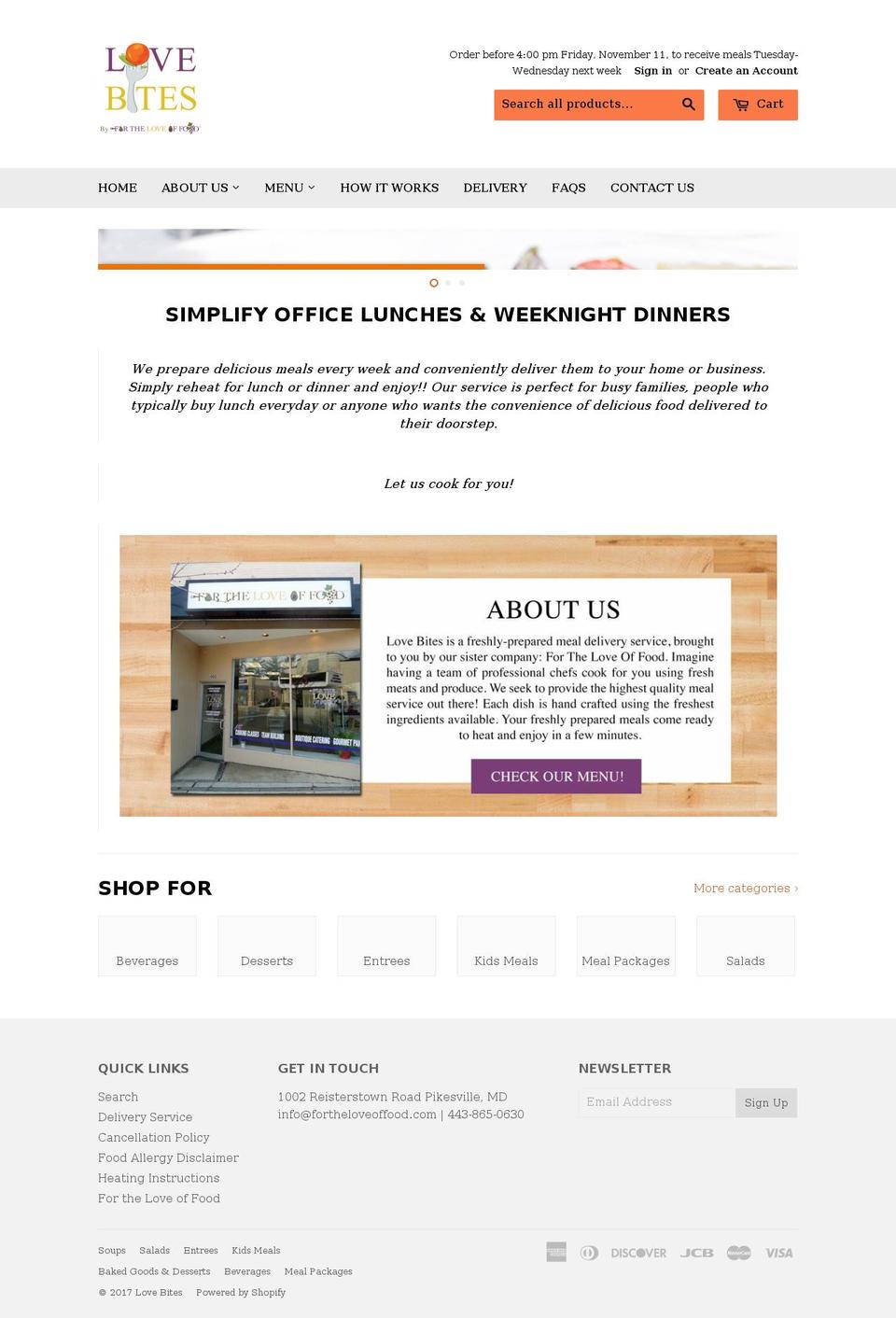 yourlovebites.com shopify website screenshot