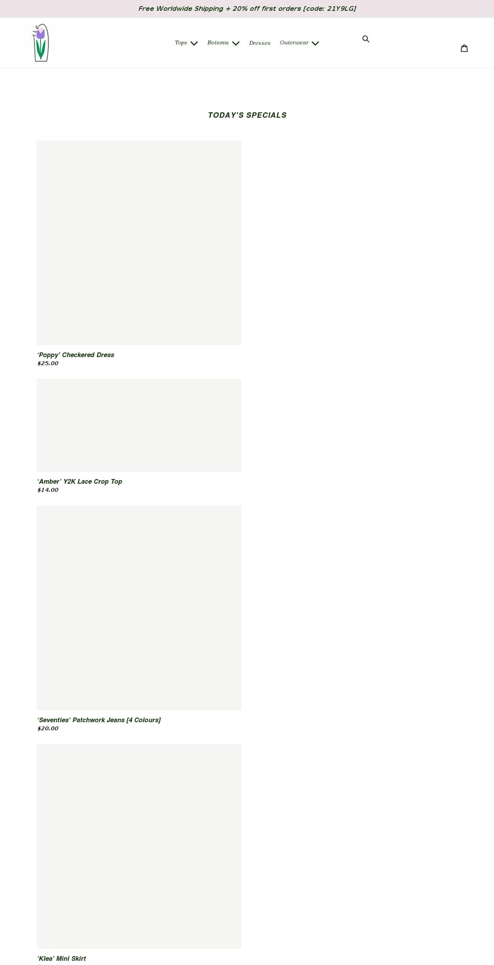 yourlovergal.com shopify website screenshot