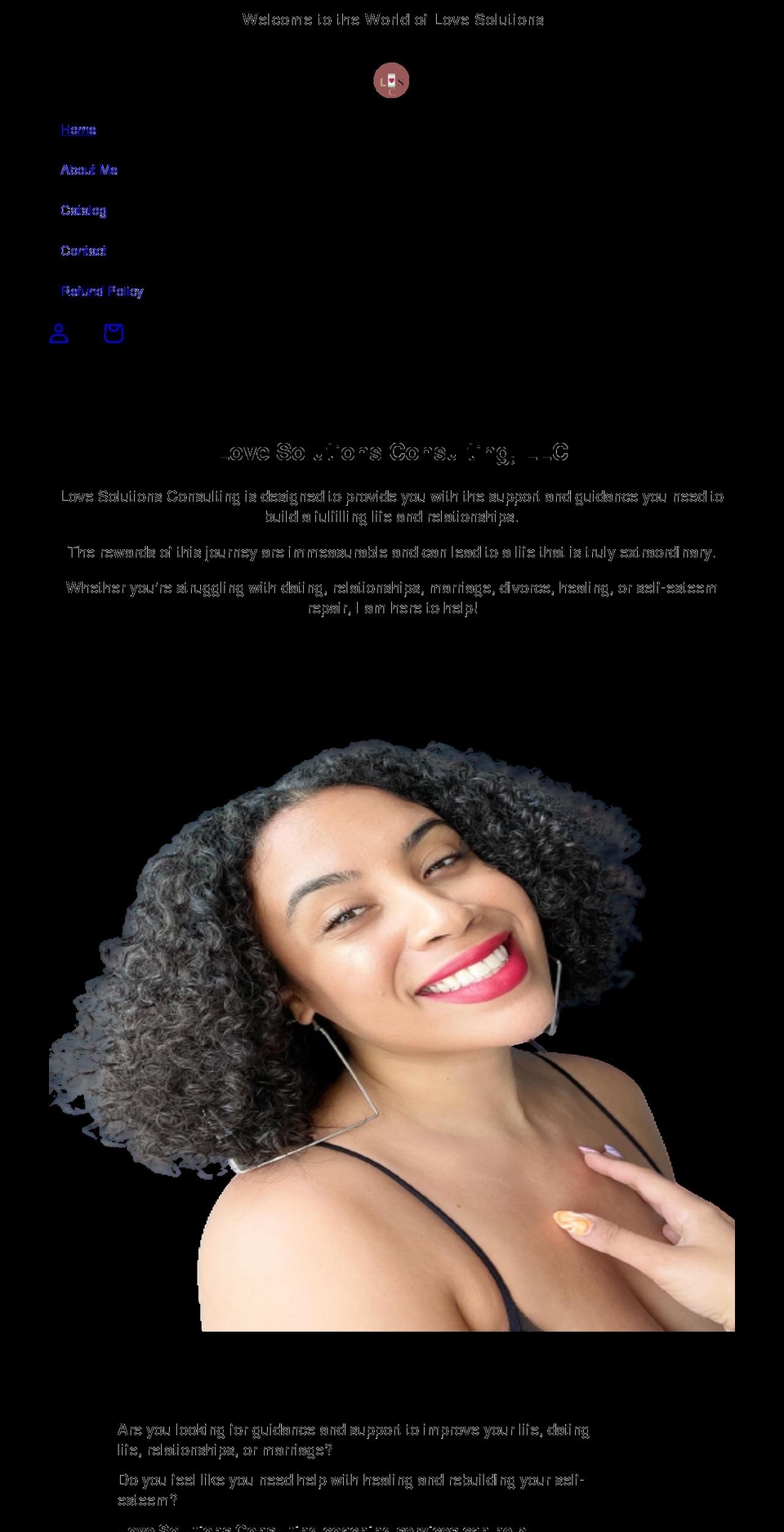 yourlovesolutions.com shopify website screenshot