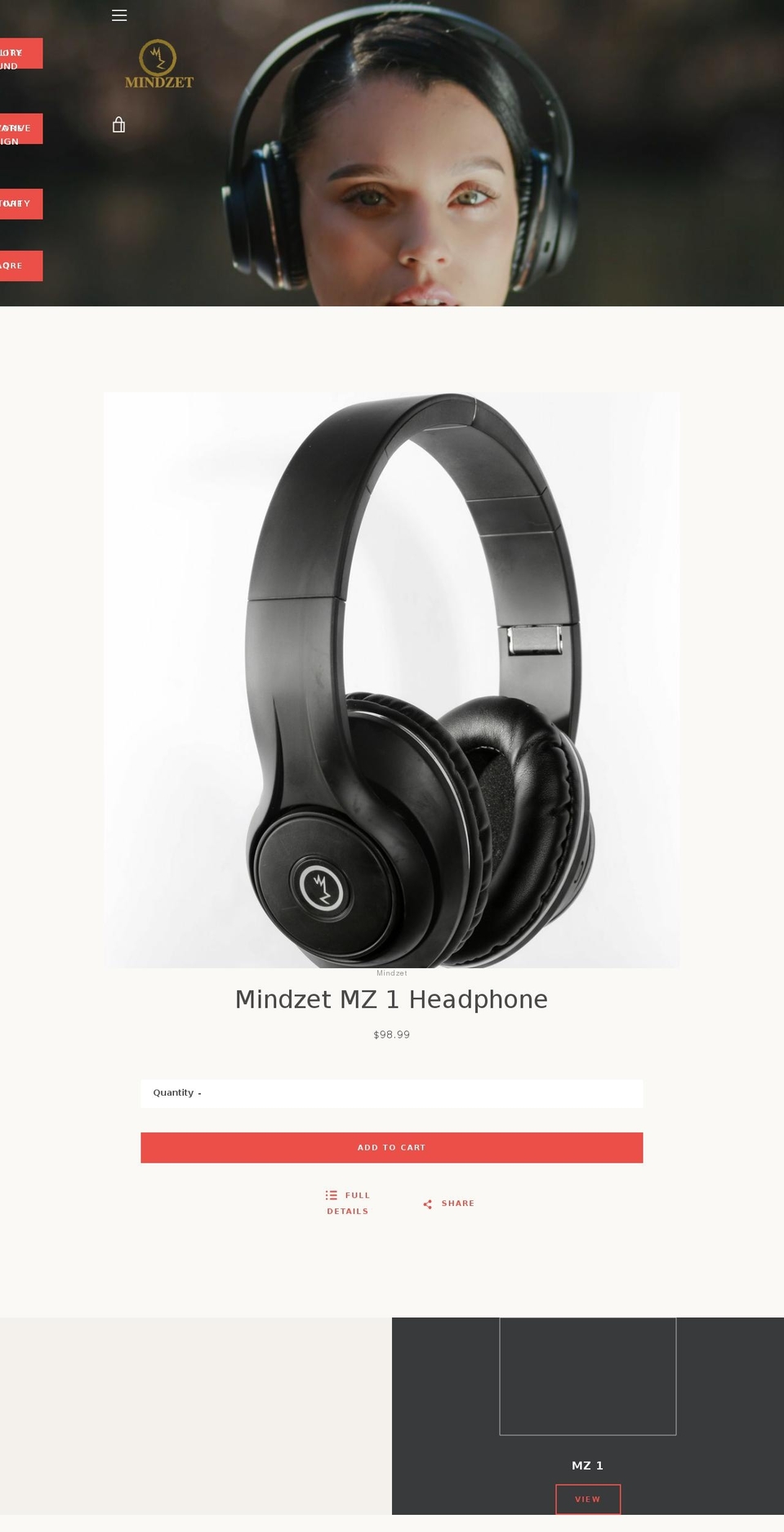 yourmindzet.com shopify website screenshot