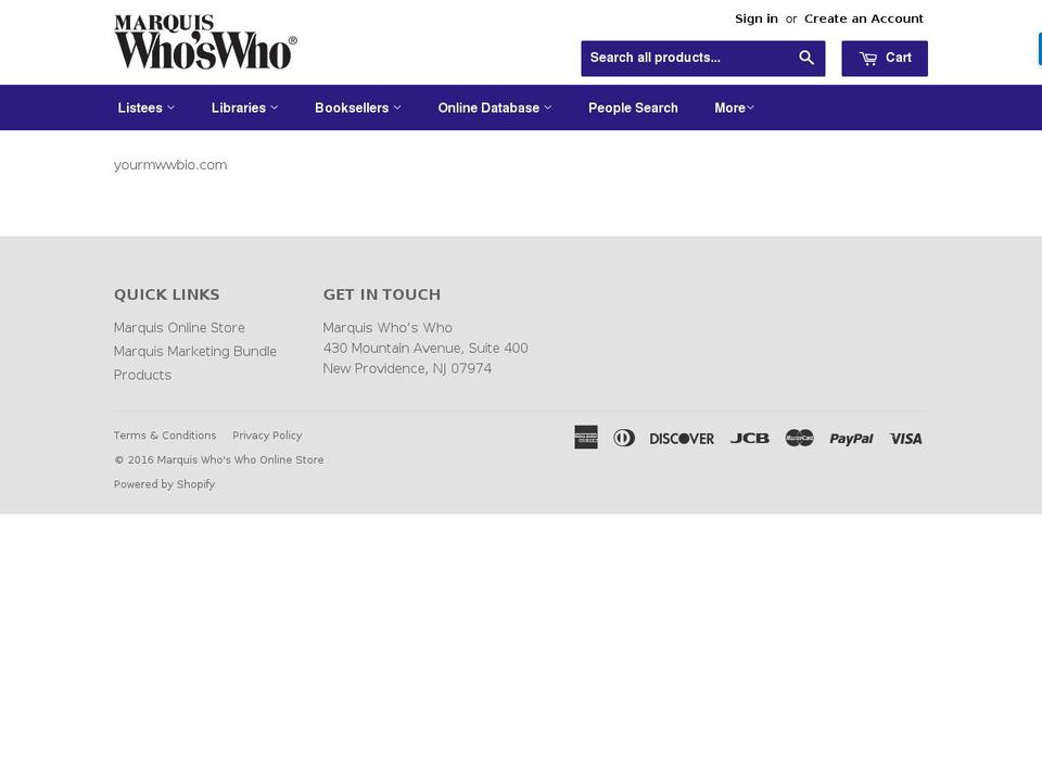yourmwwbio.com shopify website screenshot