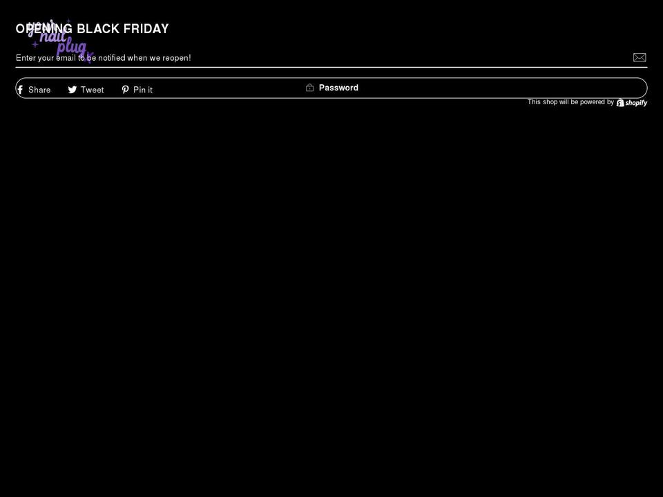 yournailplug.com shopify website screenshot